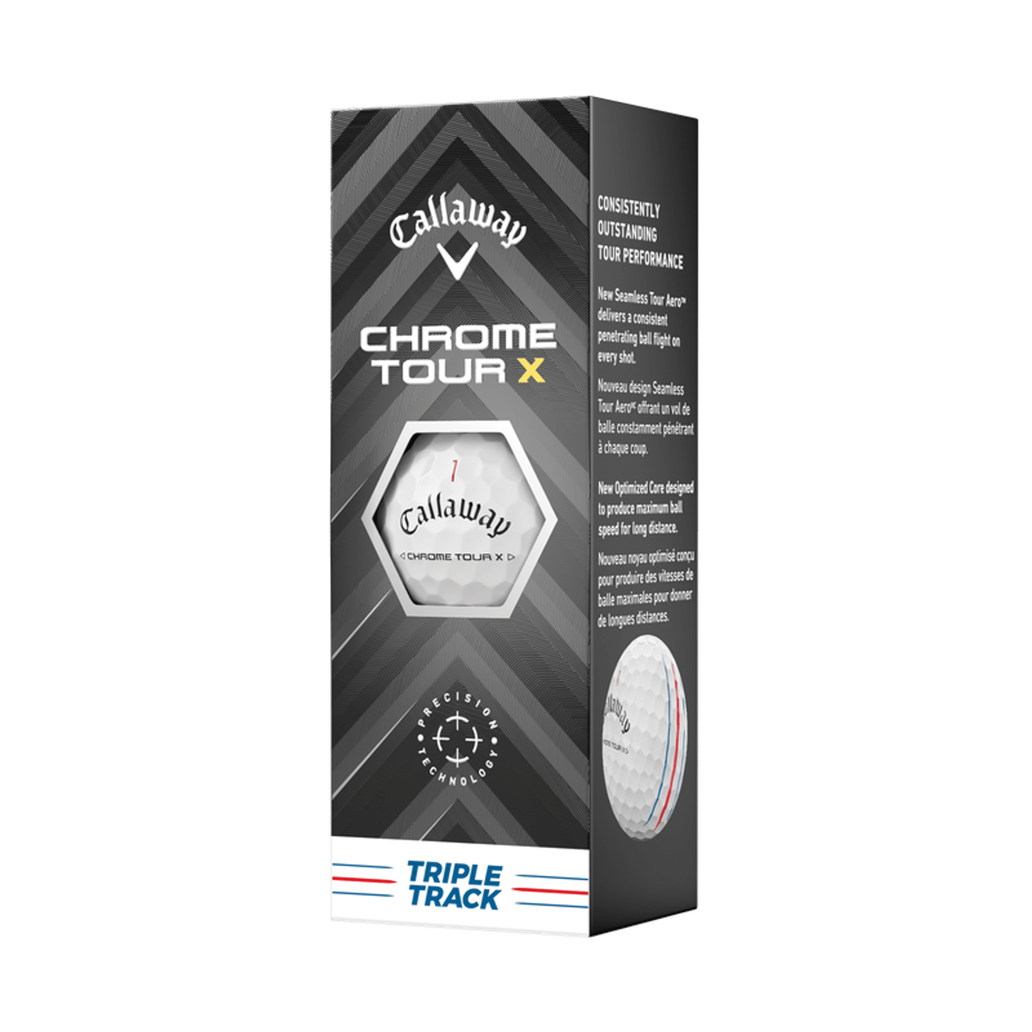 Callaway Chrome Tour X Triple Track [Paquet de 48] Balles de golf (2024)