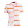 Polo technique à rayures dégradées décalées GFORE pour femme