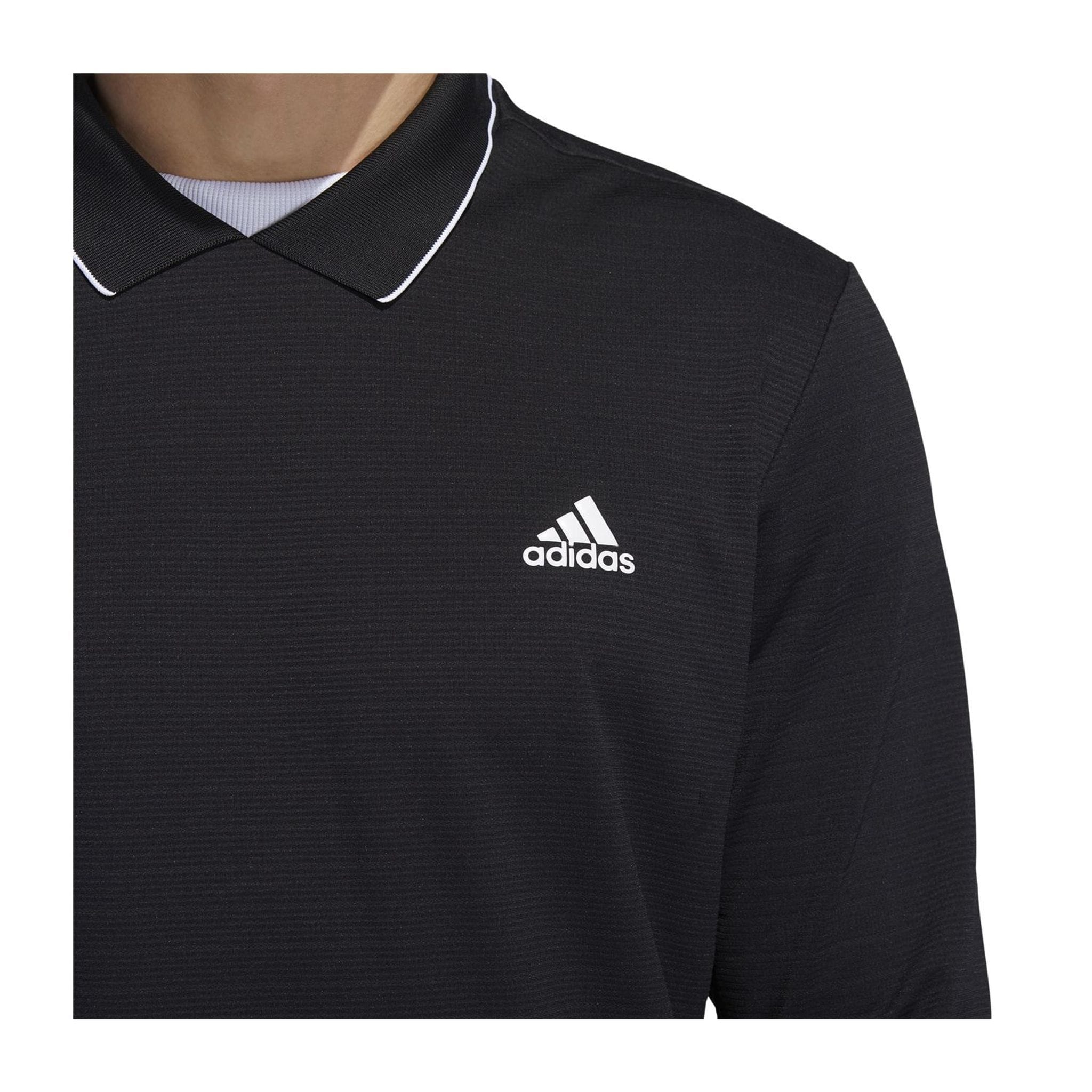 Polo Adidas Thermo à manches longues noir pour homme