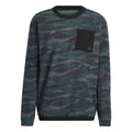 Pull Adidas à imprimé textuel noir/gris Six/Shadow, taille homme