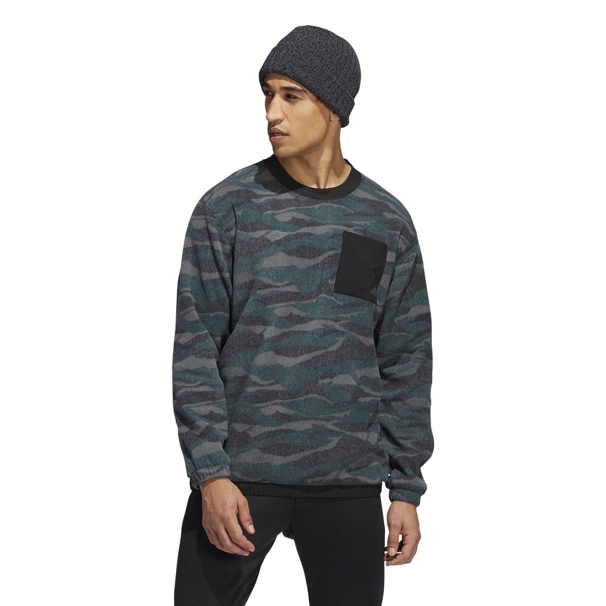 Adidas Txt Print Crew Pull Homme
