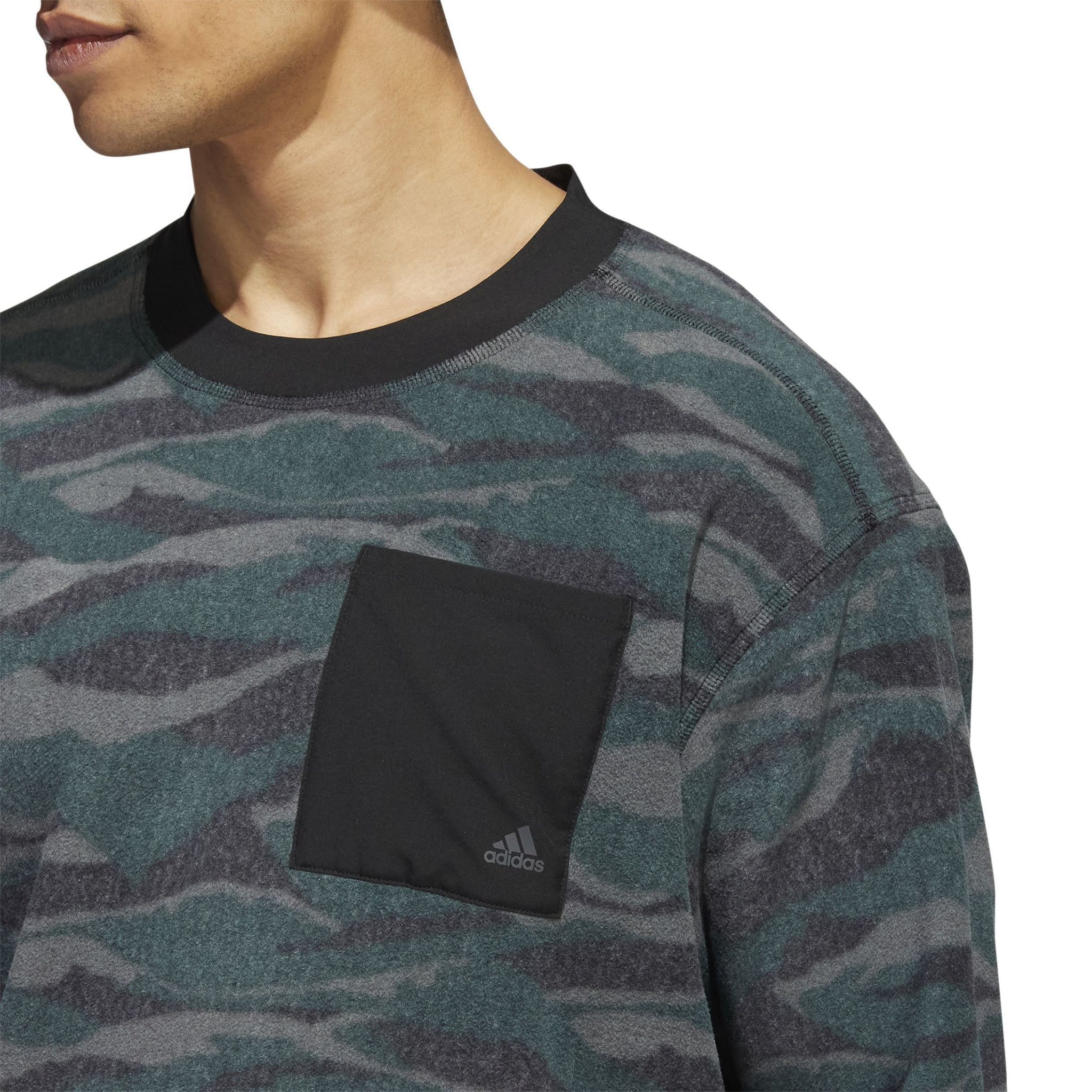 Adidas Txt Print Crew Pull Homme