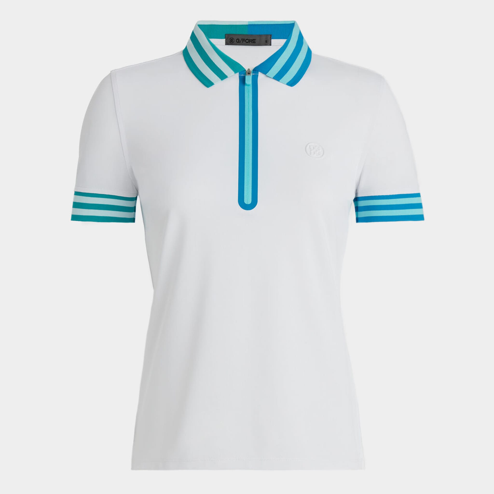 Polo piqué technique GFORE 1/4 Zip pour femme