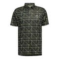 Polo Adidas M Jacquard Lines Noir/Vert citron pour homme