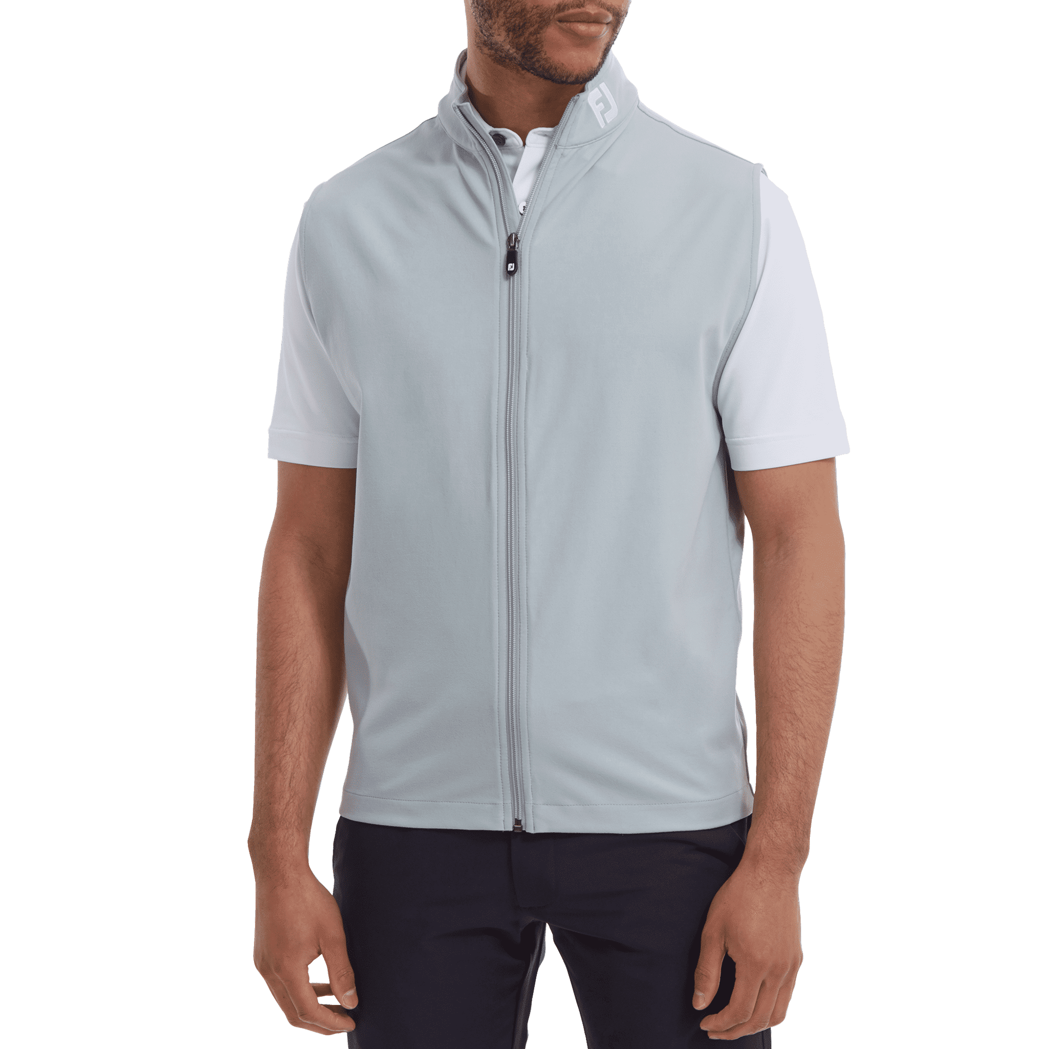 Gilet en tricot entièrement zippé Footjoy pour hommes