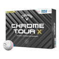 Balles de golf Callaway Chrome Soft Tour X Triple Track [12 pièces] (2024)