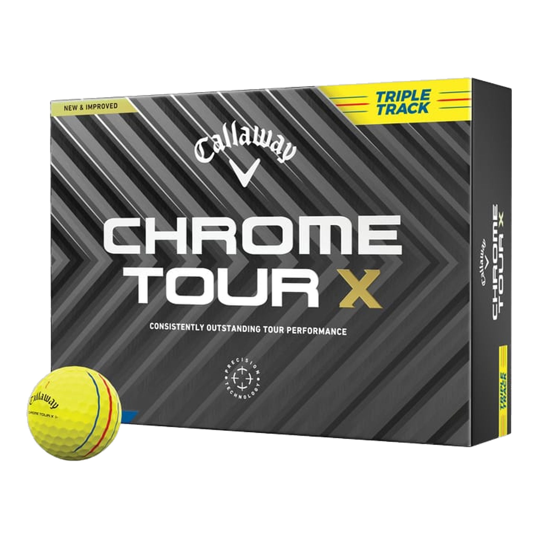 Callaway Chrome Soft Tour X Triple Track [12 Stück] Golfbälle (2024)