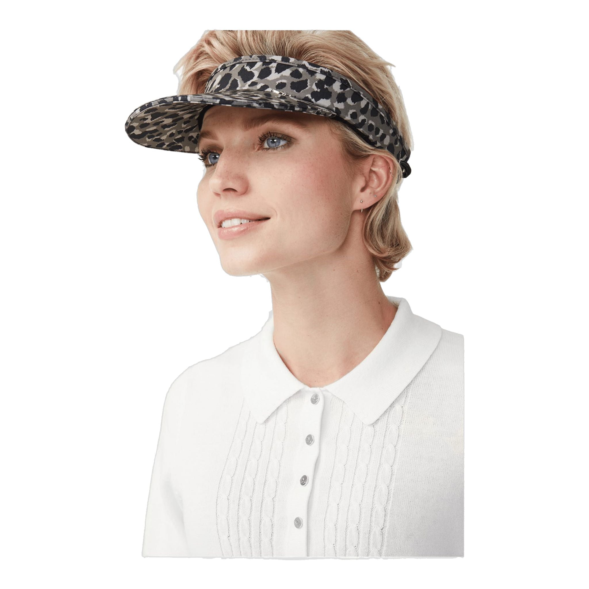 Röhnisch Sun Visor Grey Spot One Size Damen