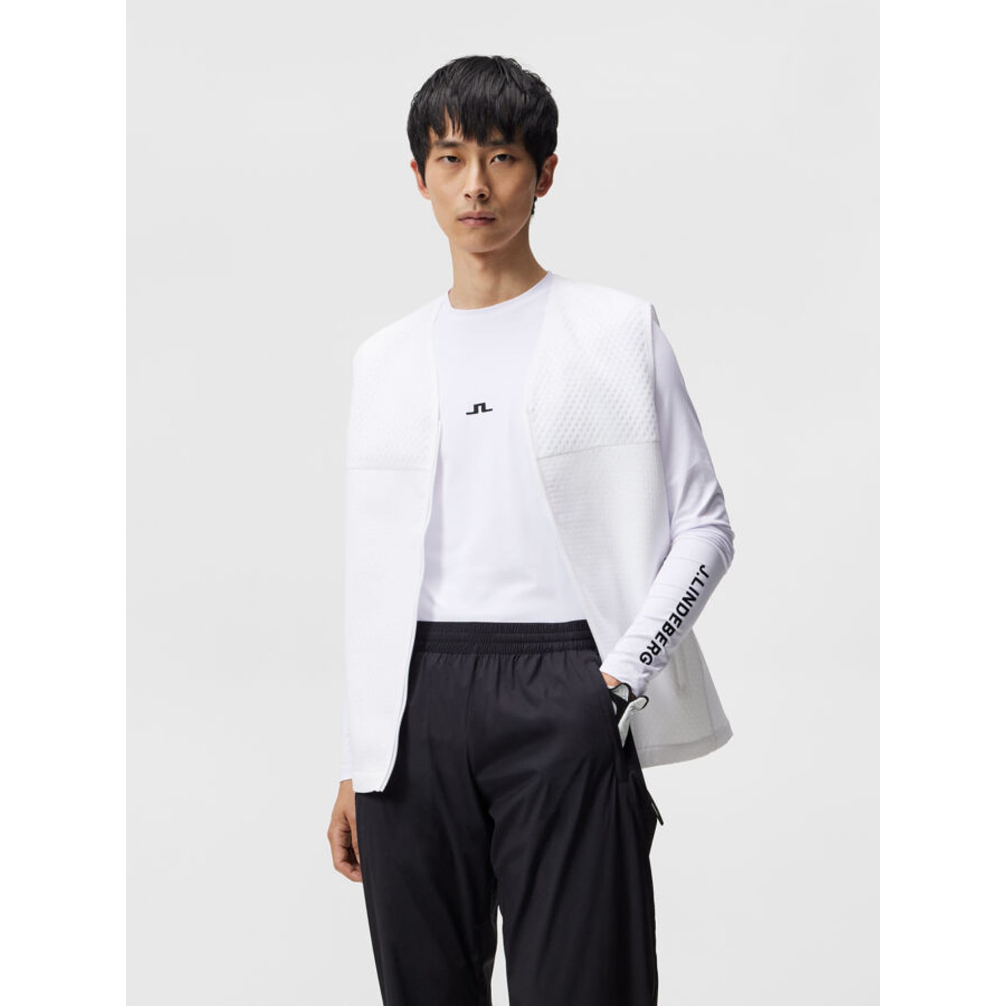 J. Lindeberg Thor Long Sleeve Herren White M Herren