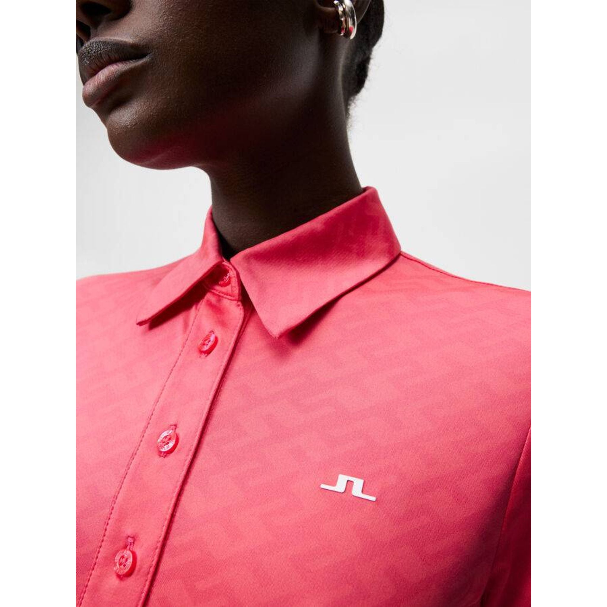 J. Lindeberg Polo Alaya Jacquard Femme
