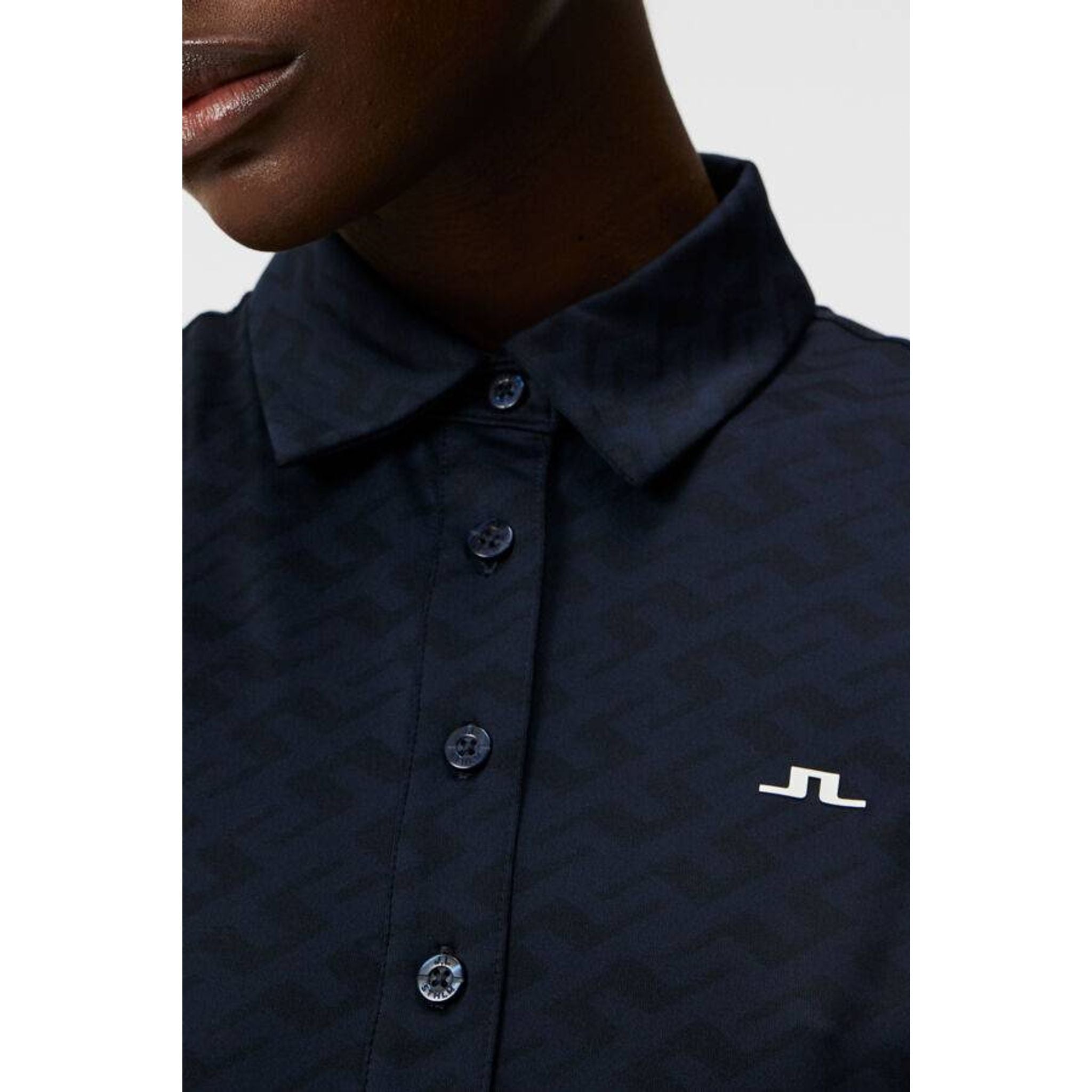 J. Lindeberg Polo Alaya Jacquard Femme