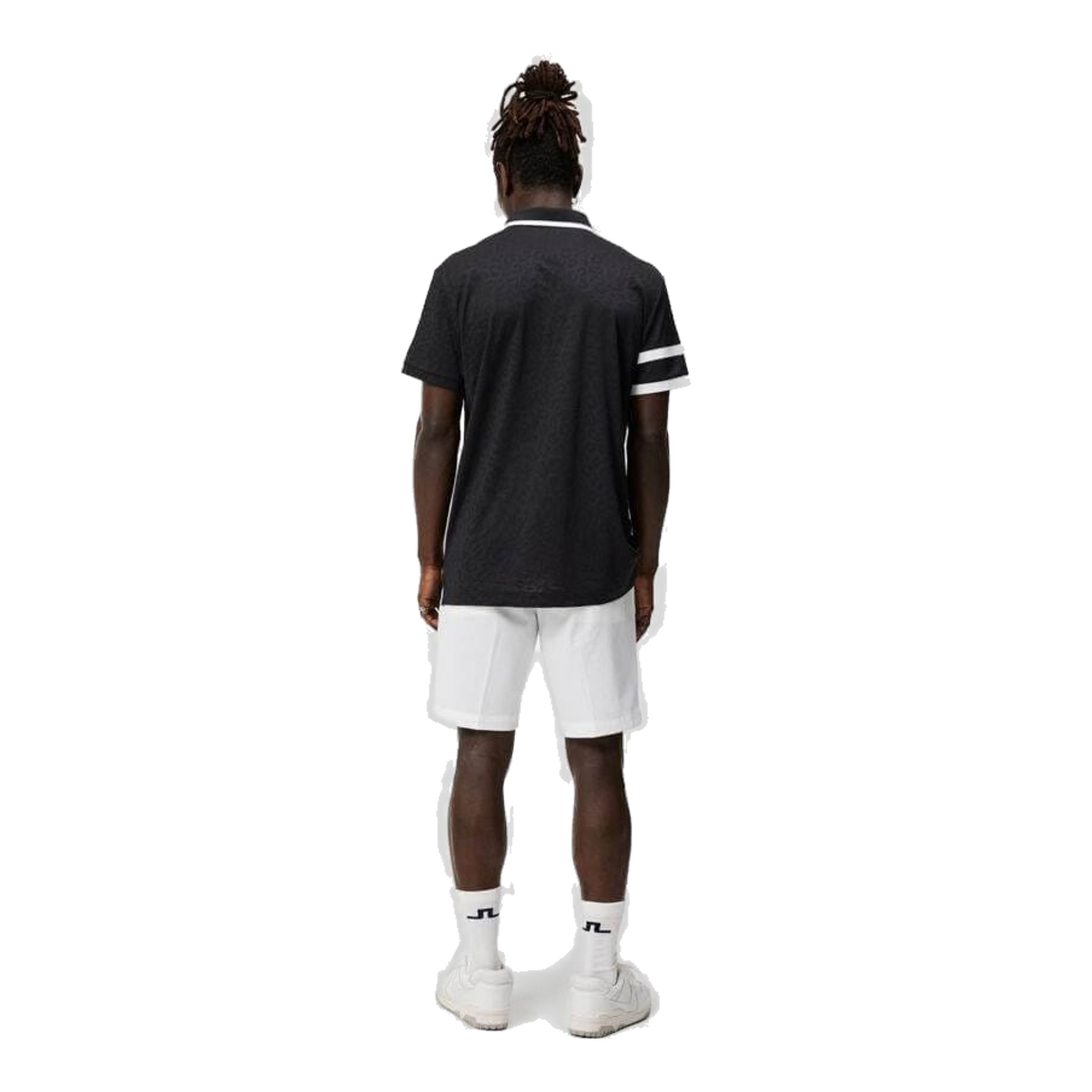 J. Lindeberg Boswell Regular Jacquard Poloshirt Herren