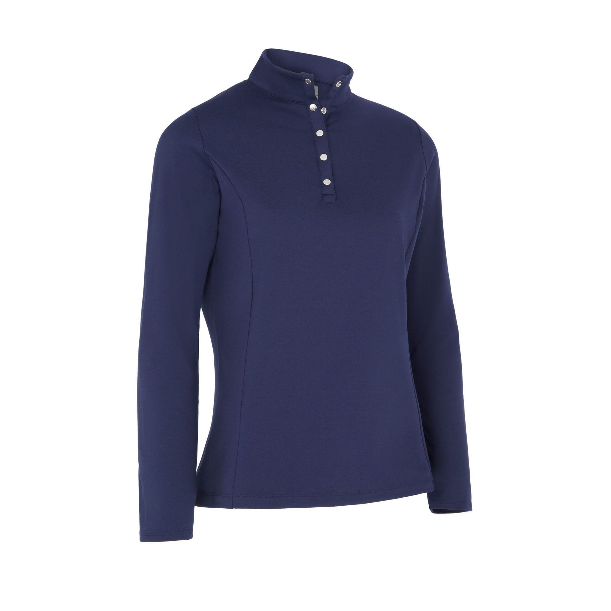 Polo à manches longues en jersey polaire thermique Callaway pour femmes