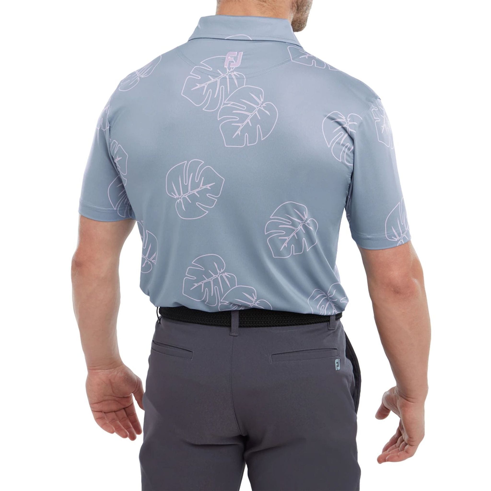 Polo piqué Footjoy Jungle Leave pour homme