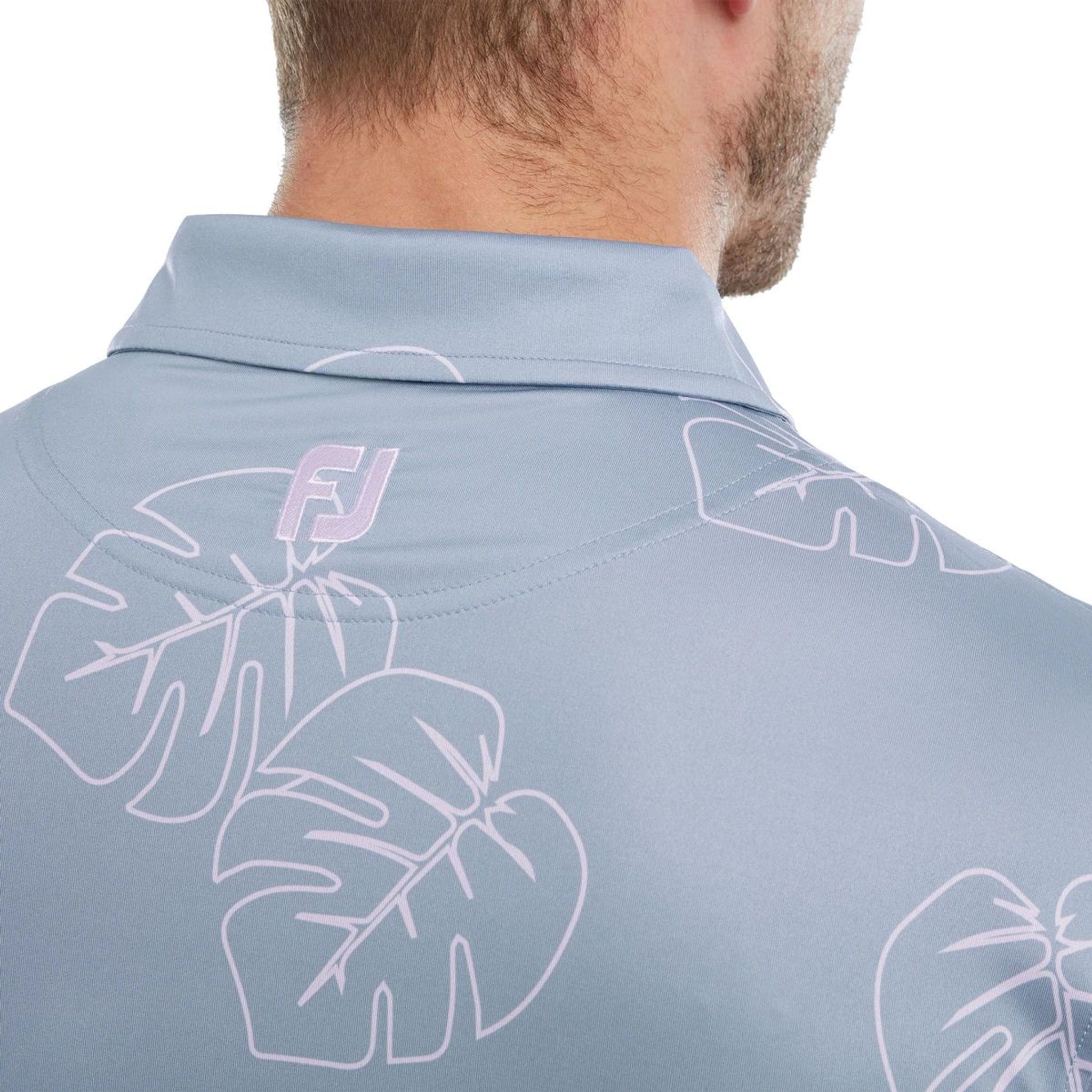 Polo piqué Footjoy Jungle Leave pour homme