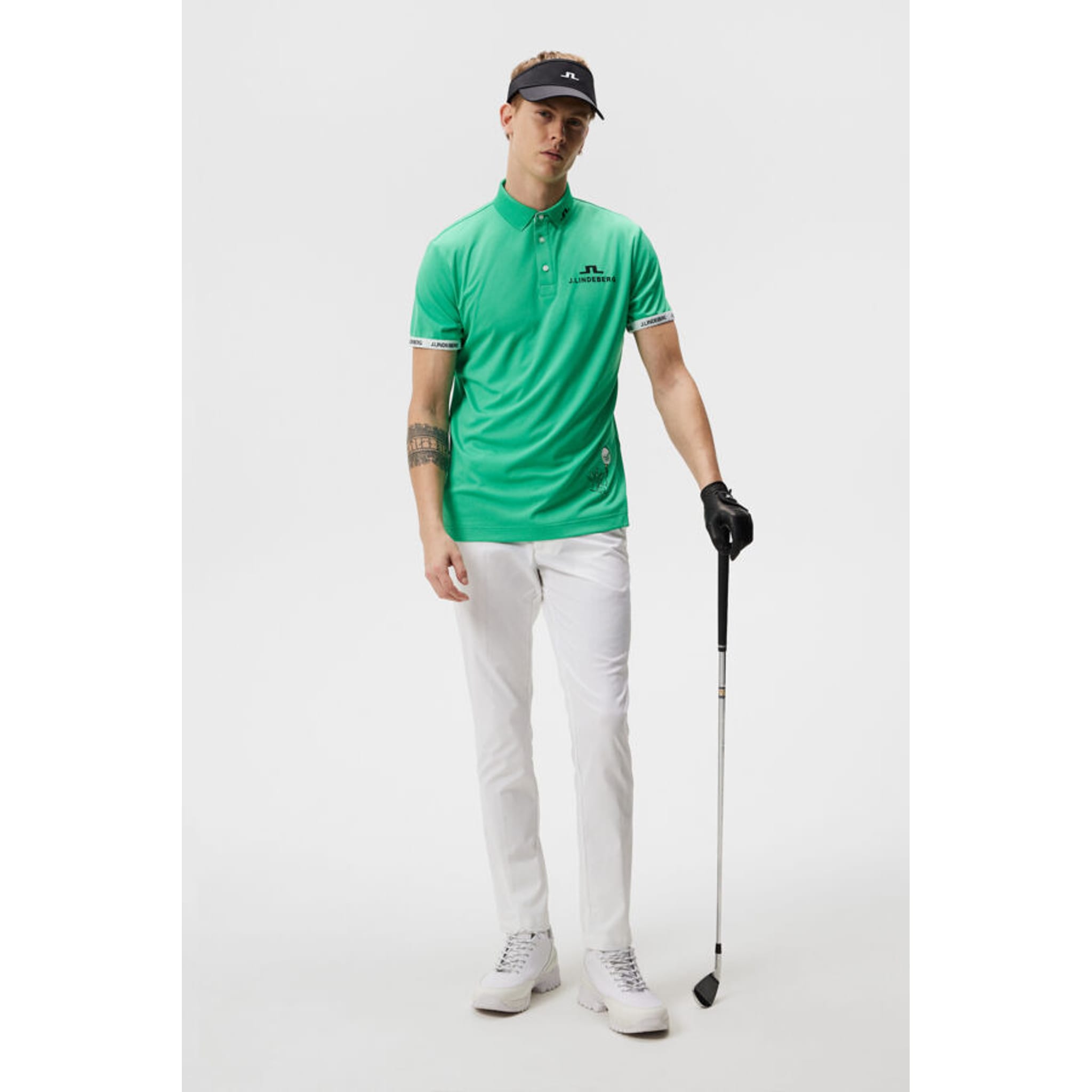 Polo imprimé KV J. Lindeberg pour homme