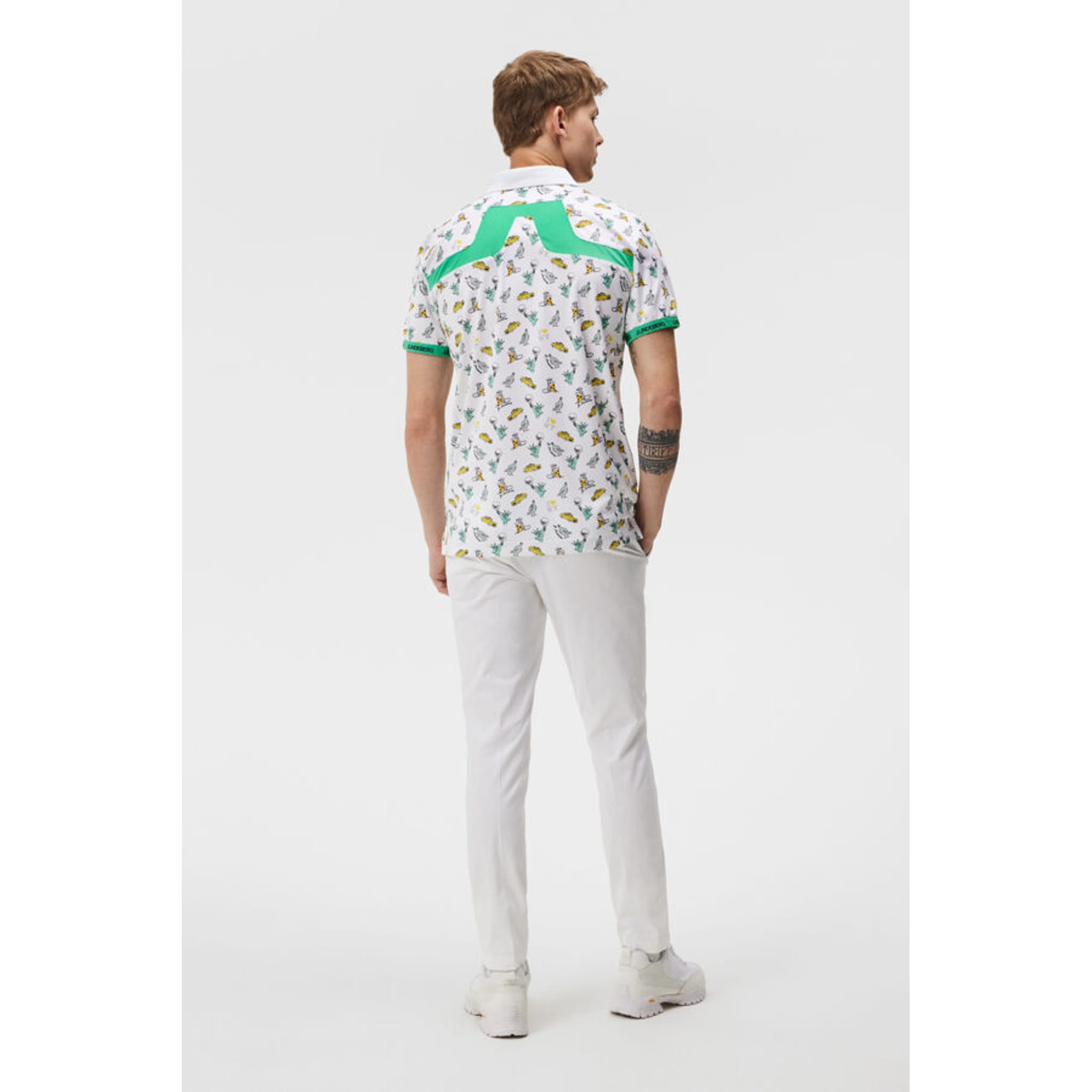 Polo imprimé KV J. Lindeberg pour homme