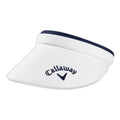 Visière Callaway W Clip blanche/marine pour femme