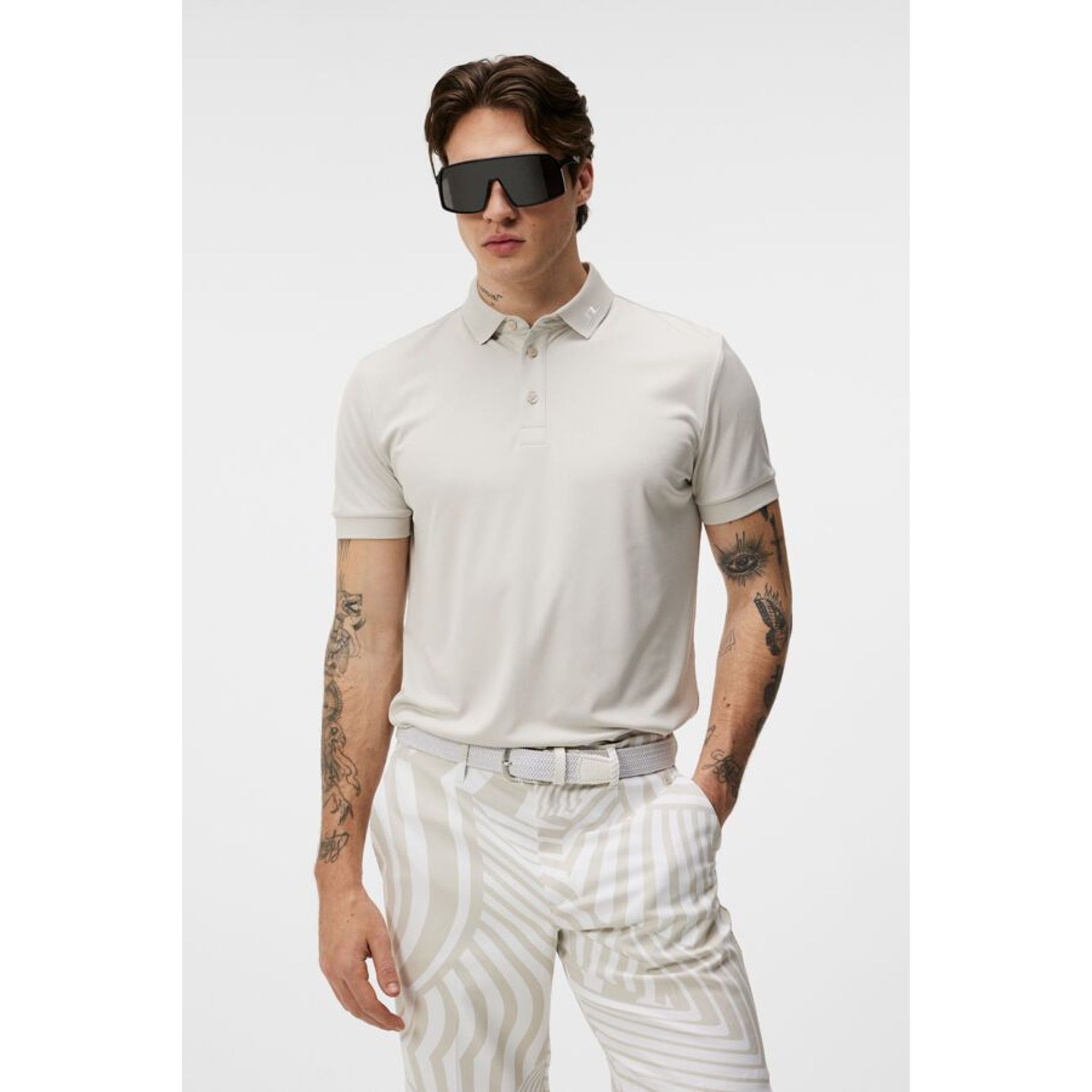 J. Lindeberg KV Polo imprimé coupe régulière pour hommes