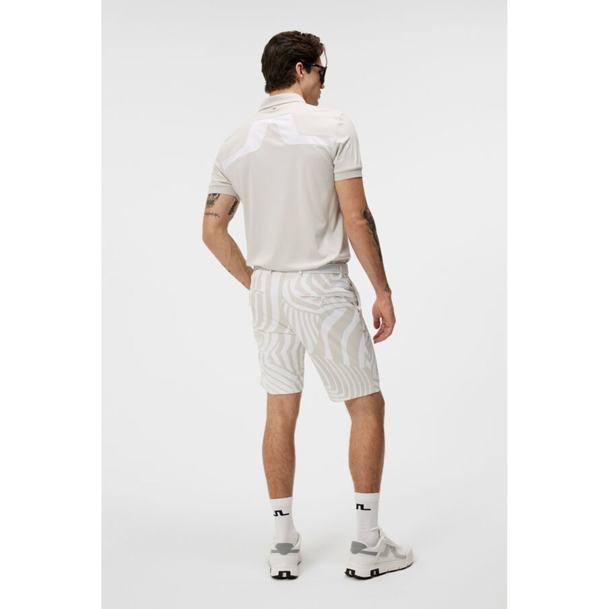 J. Lindeberg KV Polo imprimé coupe régulière pour hommes