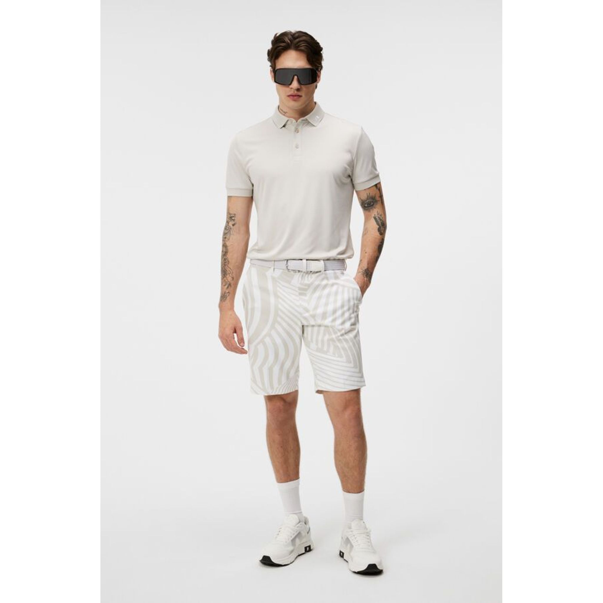 J. Lindeberg KV Polo imprimé coupe régulière pour hommes