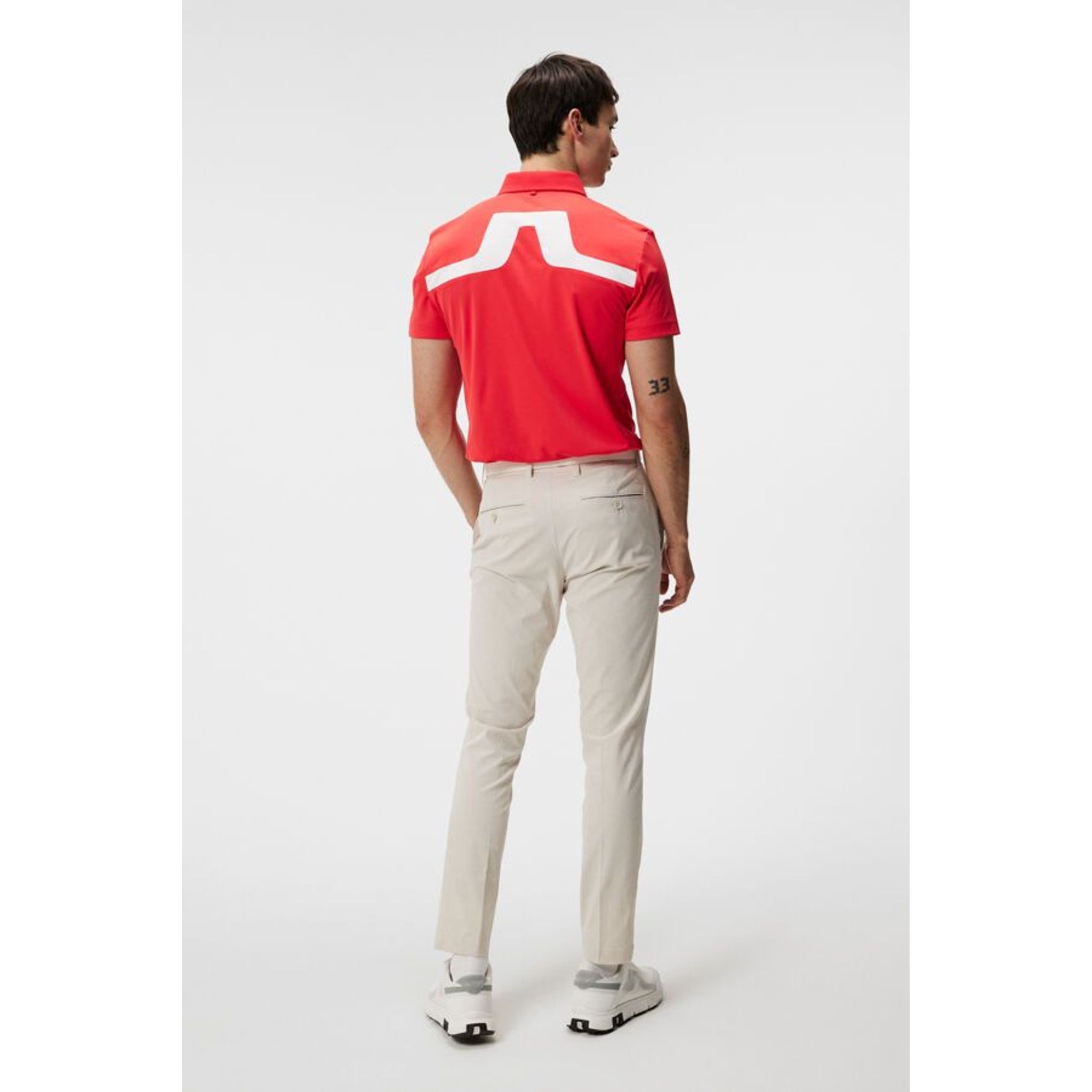 J. Lindeberg KV Tour Solid Polo de golf pour hommes