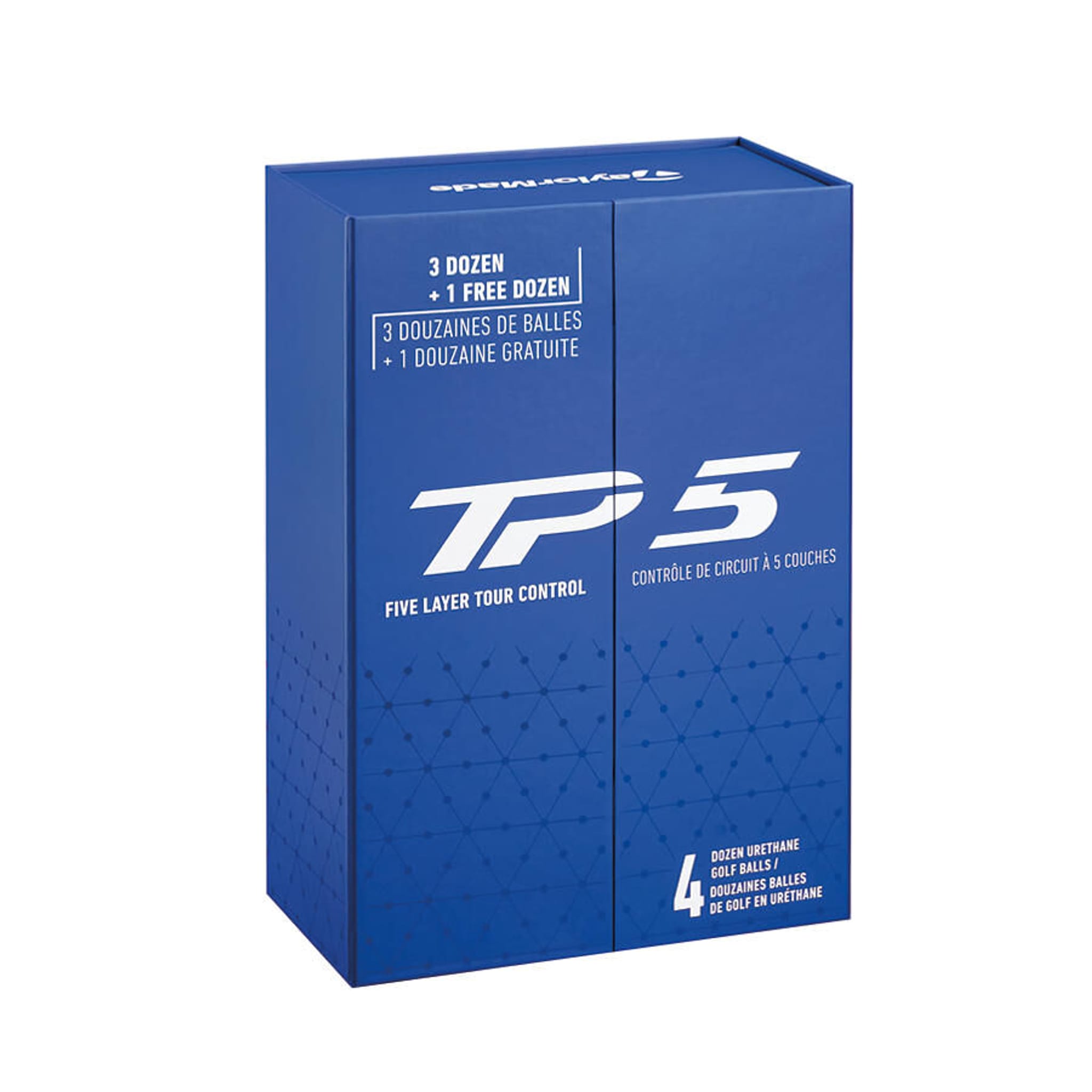 Balles de golf TaylorMade TP5 3+1 Box (48 pièces)