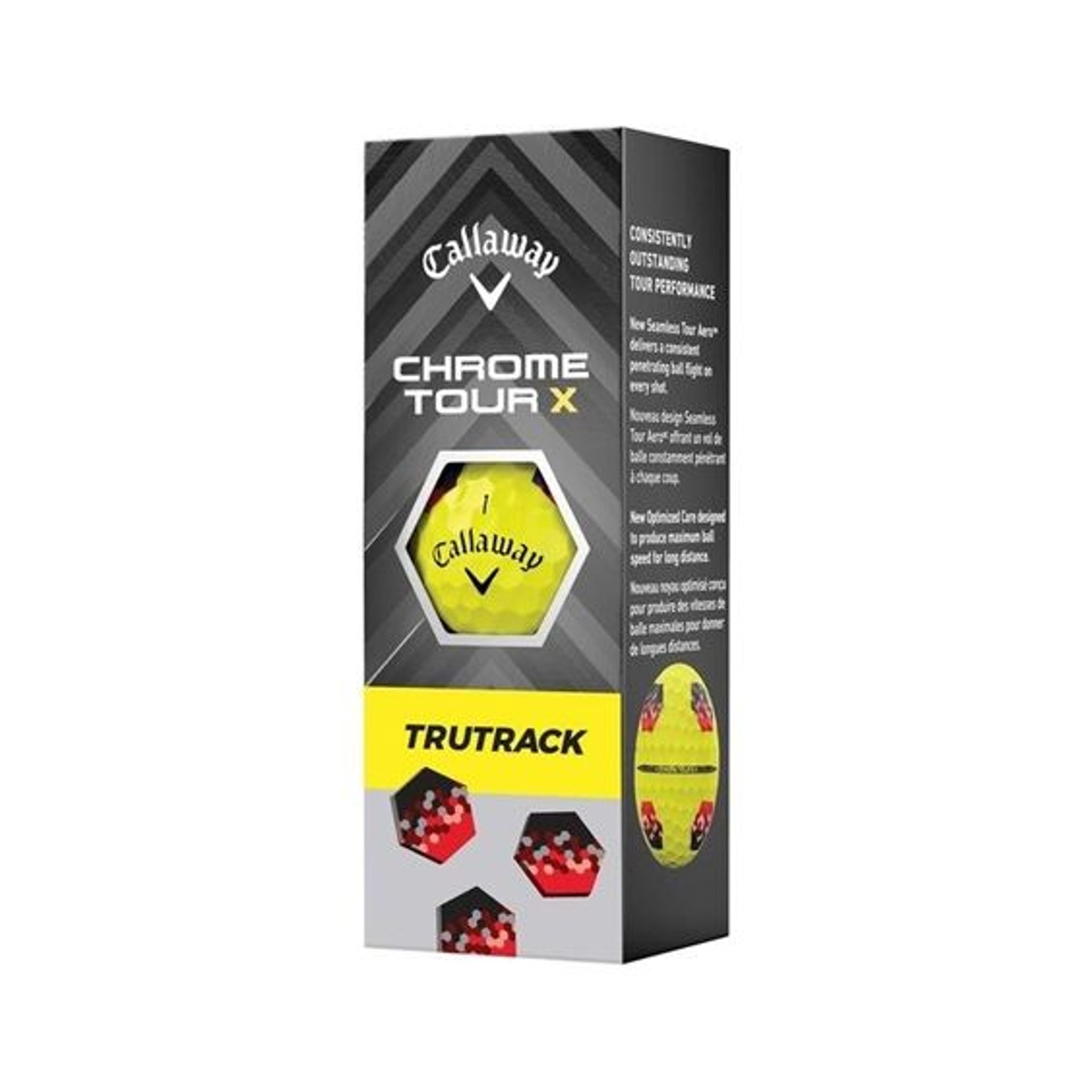 Callaway Chrome Tour X TruTrack [Pack de 12] Balles de golf (2024)