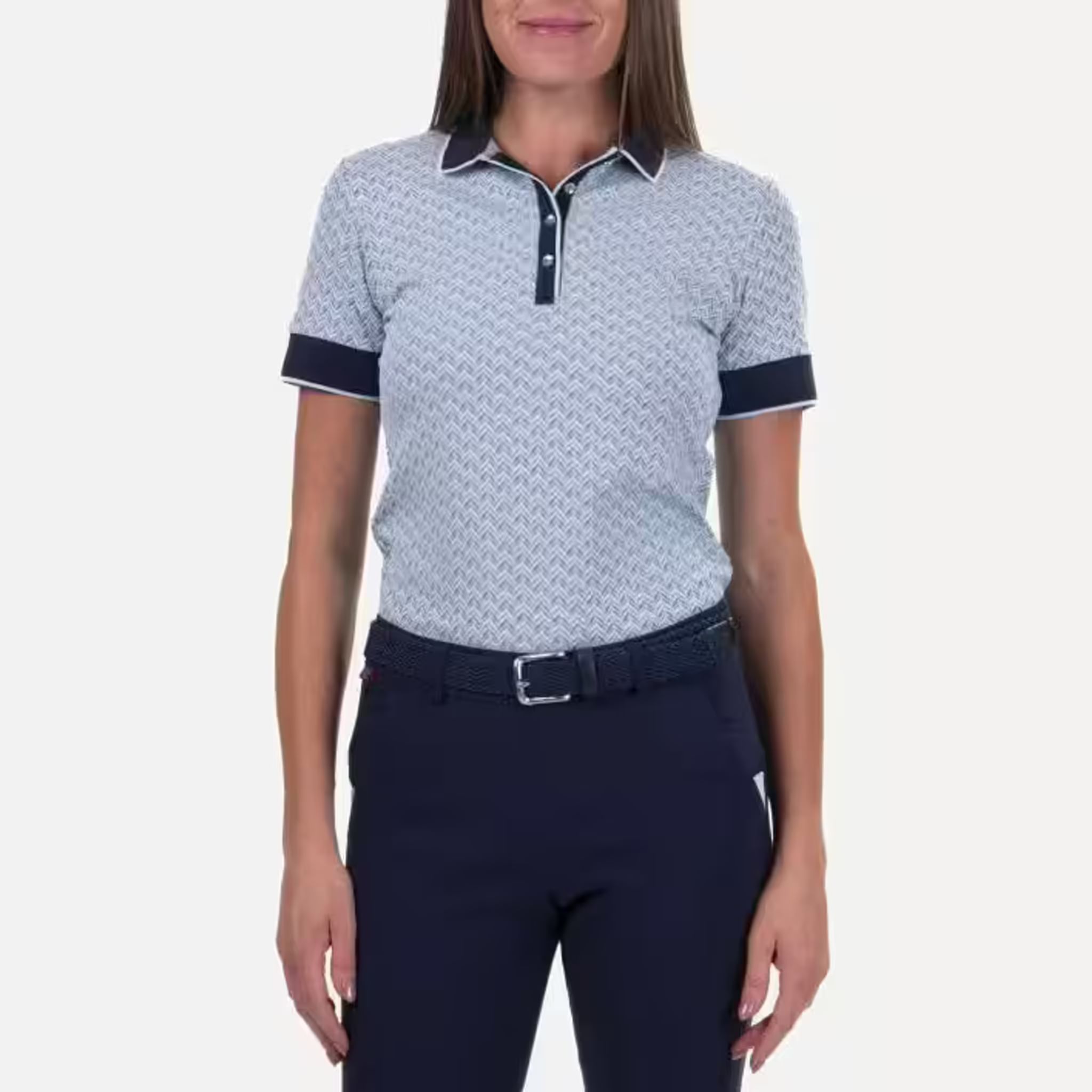 Kjus Ella Structure S/S polo de golf femme
