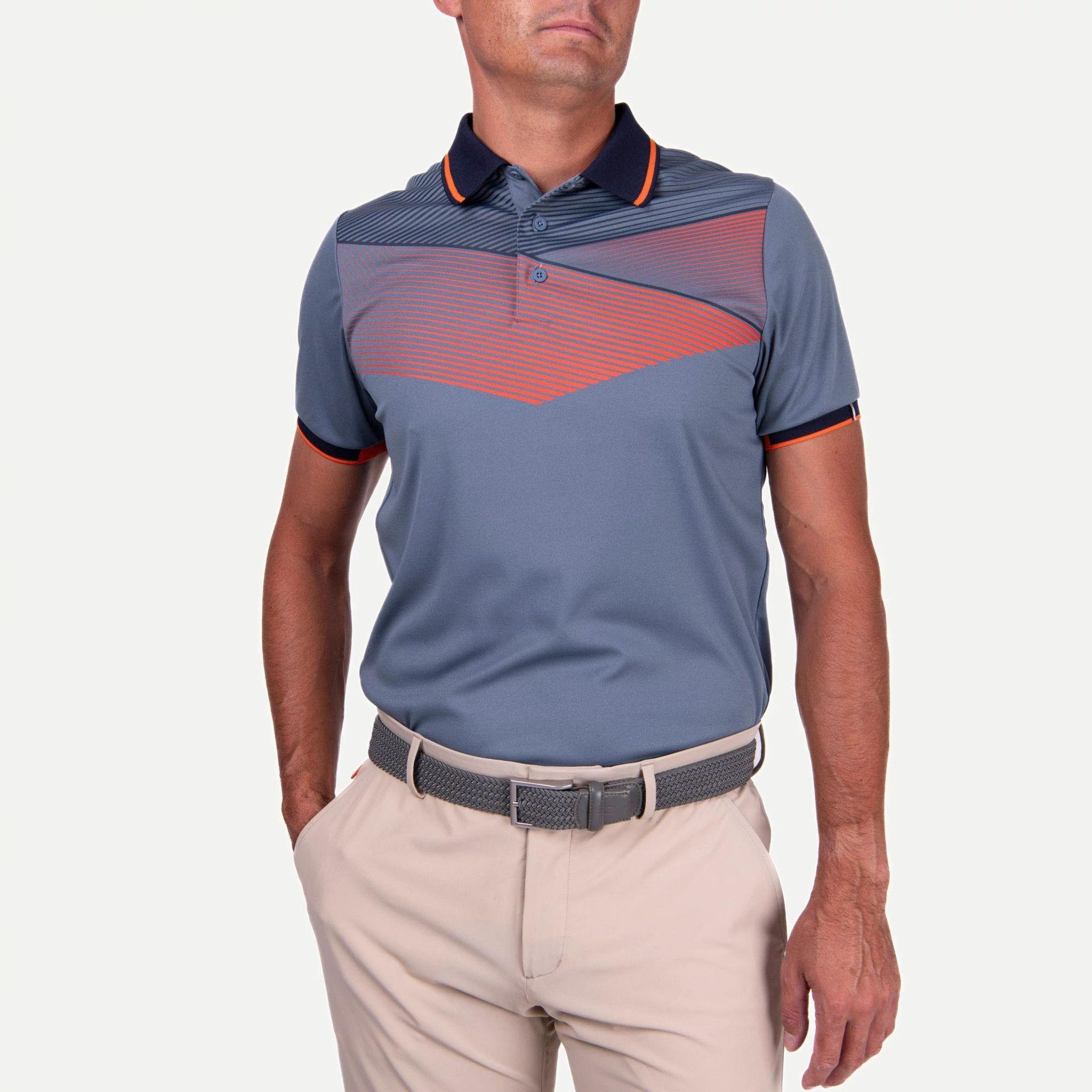 Kjus Spot Imprimé S/S polo de golf hommes