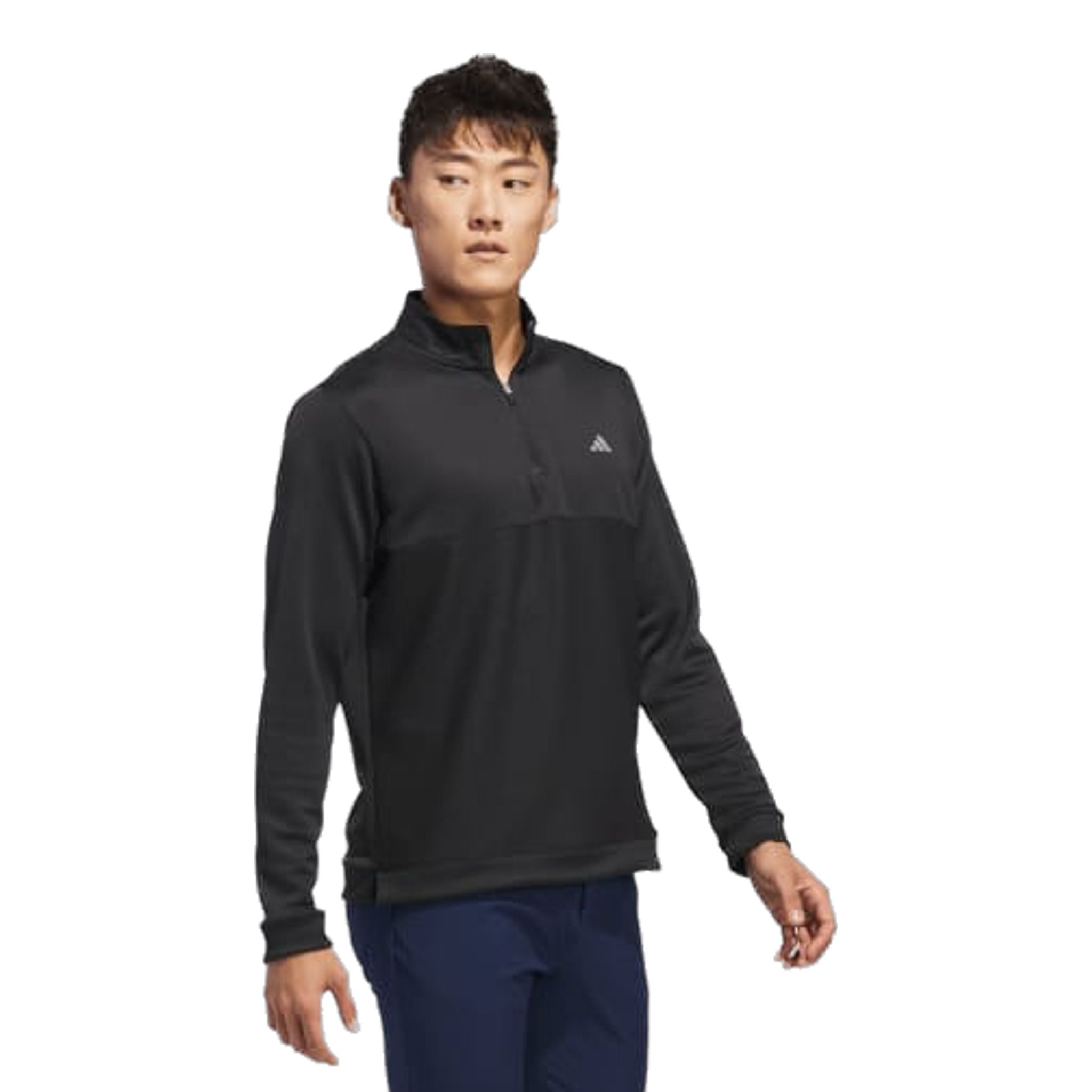 Pull Adidas Ultimate365 texturé à fermeture éclair 1/4 pour homme