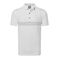 Polo Footjoy Engineered Lisle à fines rayures pour homme