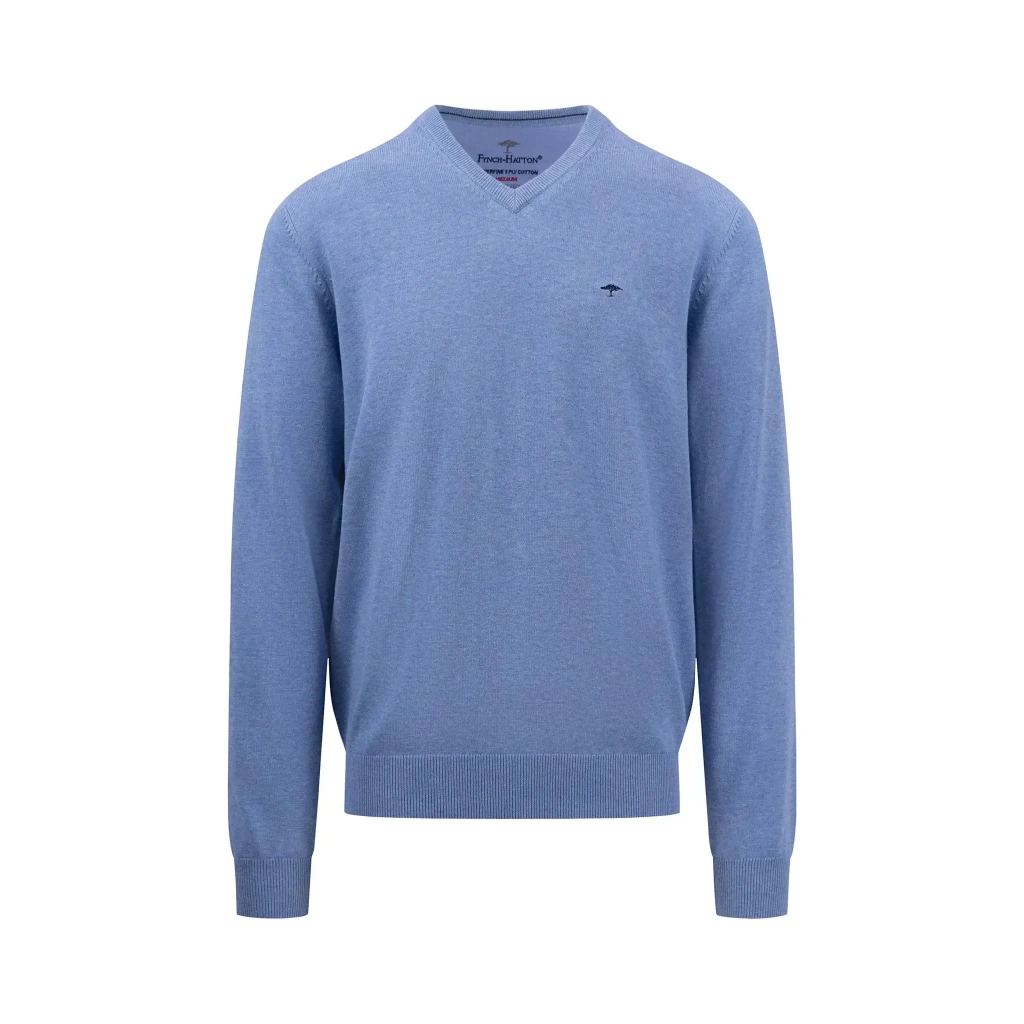 Pull col V Fynch Hatton pour homme