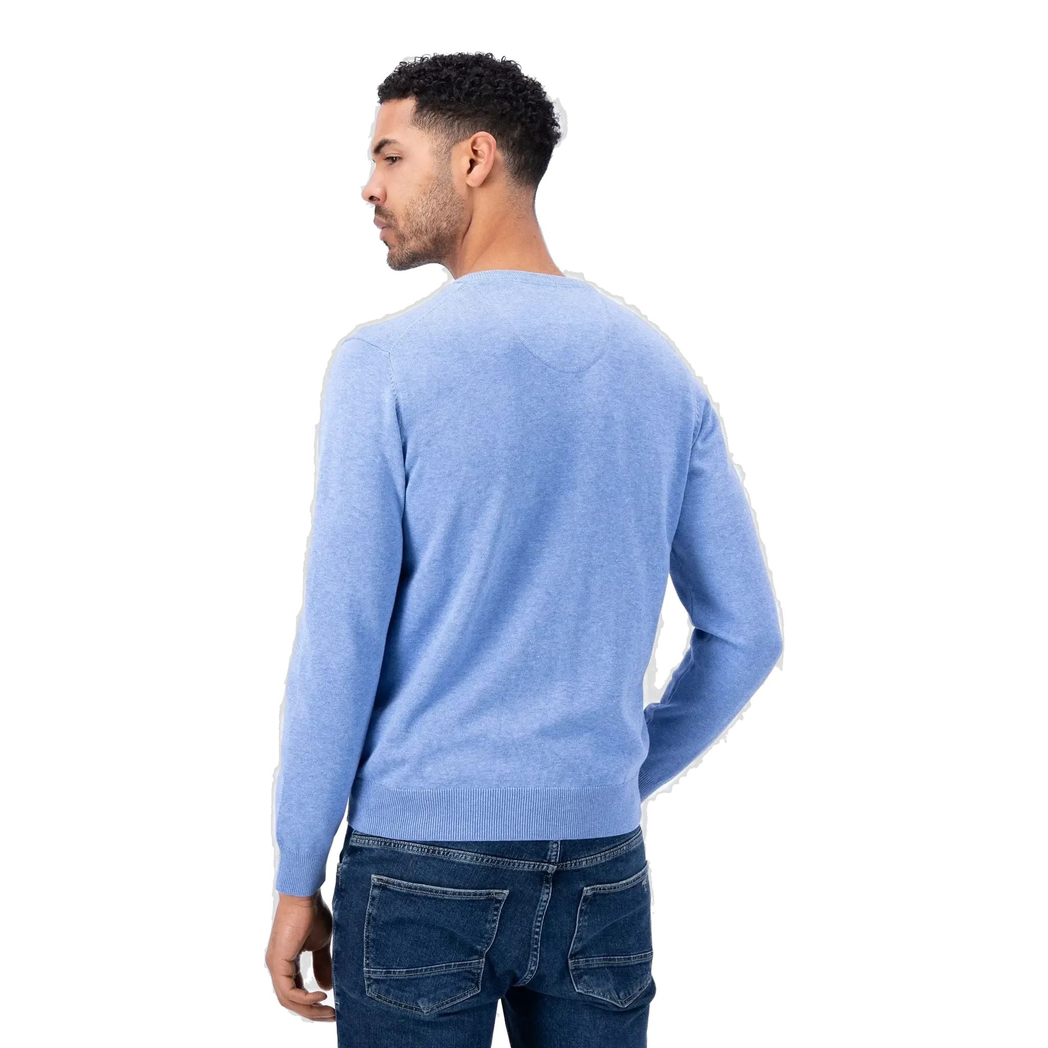 Pull-over à col en V Fynch Hatton pour hommes