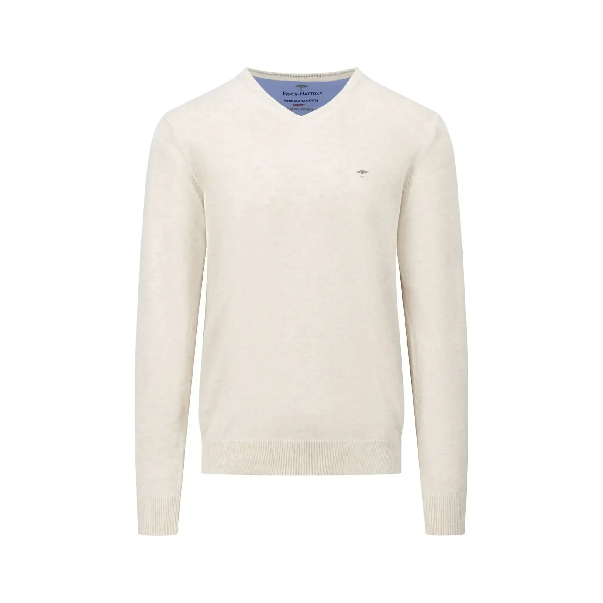 Pull col V Fynch Hatton pour homme