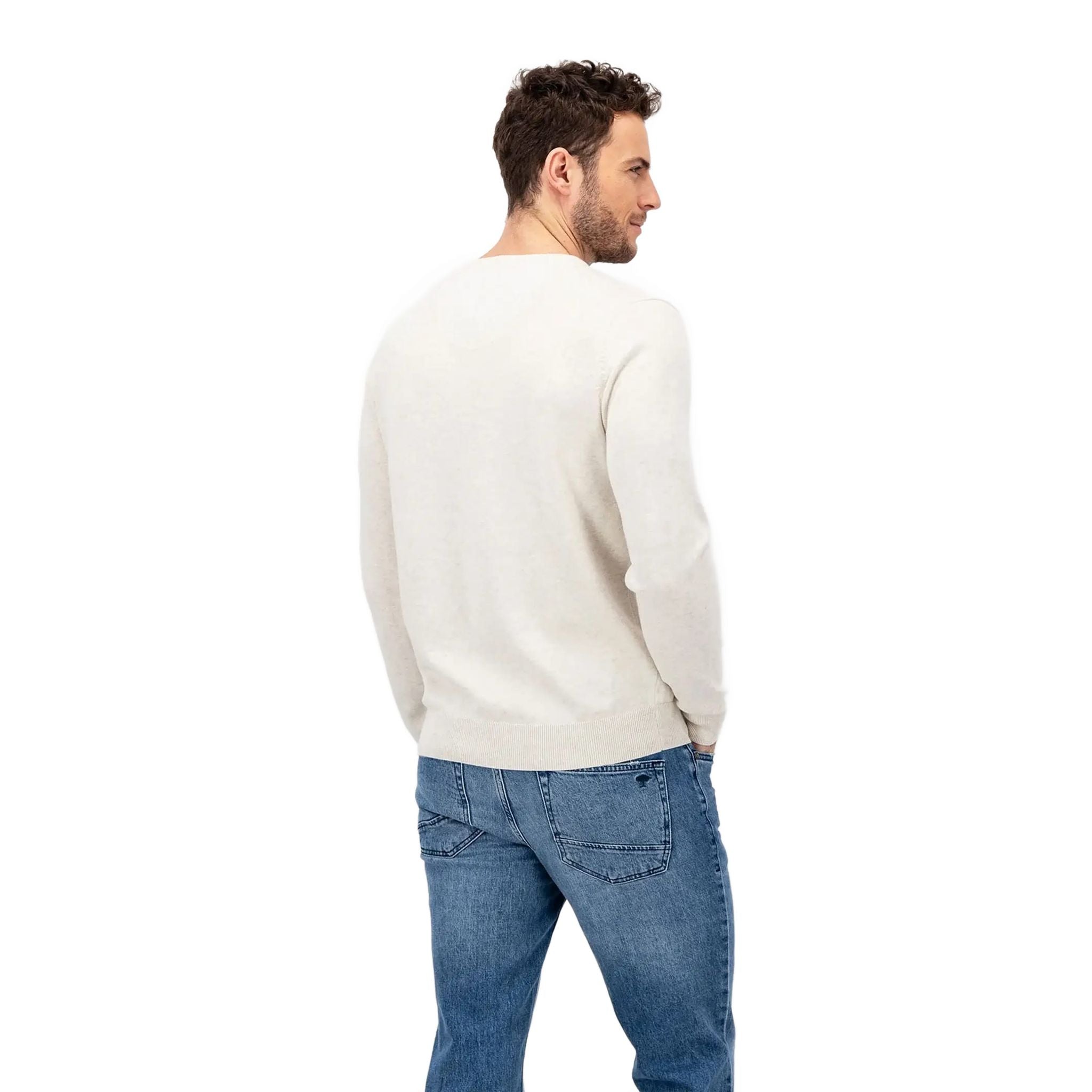Pull-over à col en V Fynch Hatton pour hommes