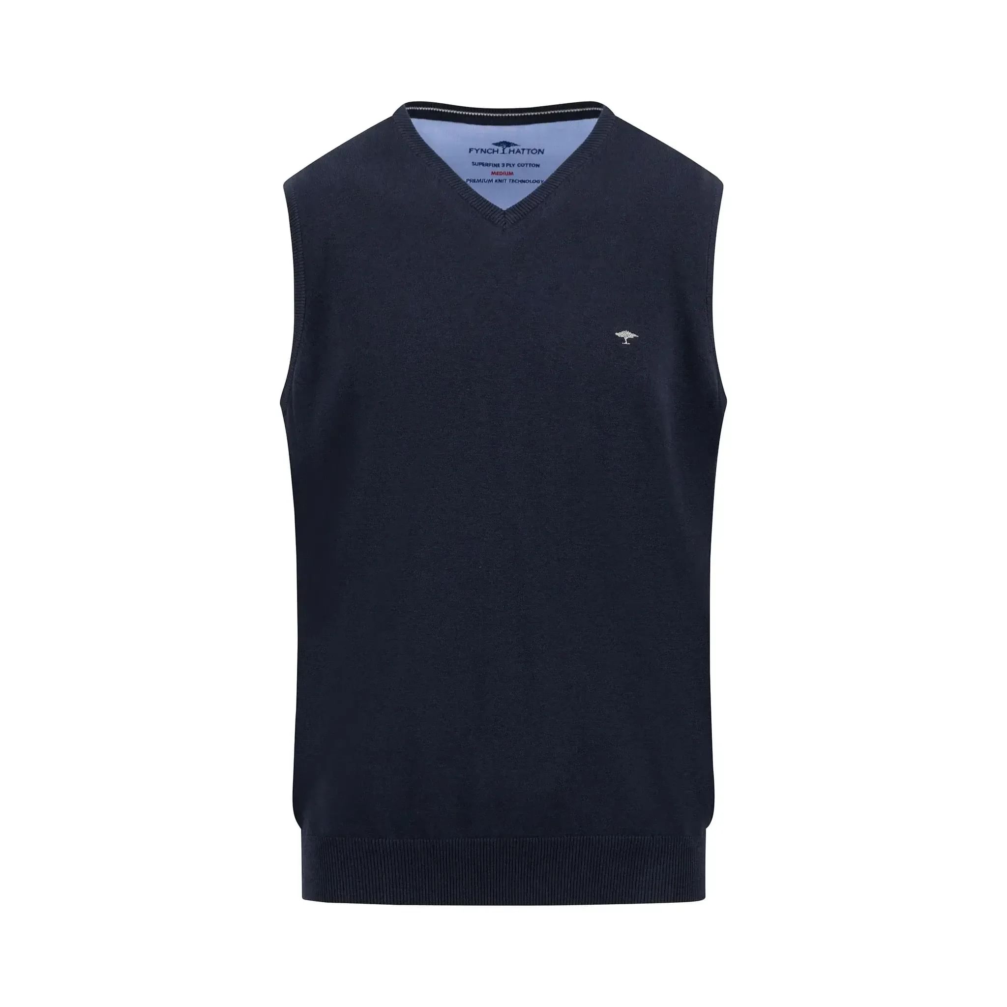 Fynch Hatton pull col V gilet homme