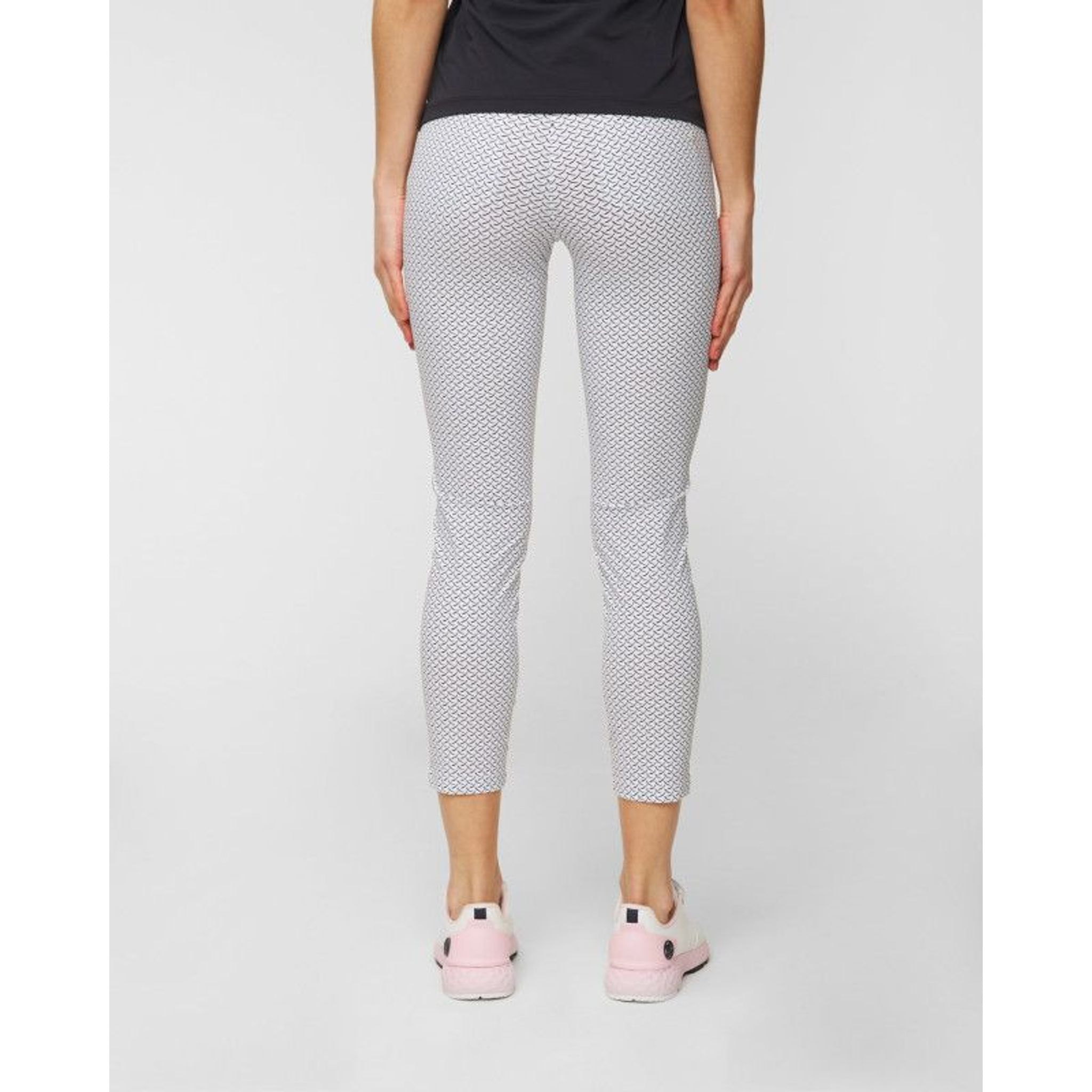 Pantalon Chervo Sparking blanc à motifs pour femme