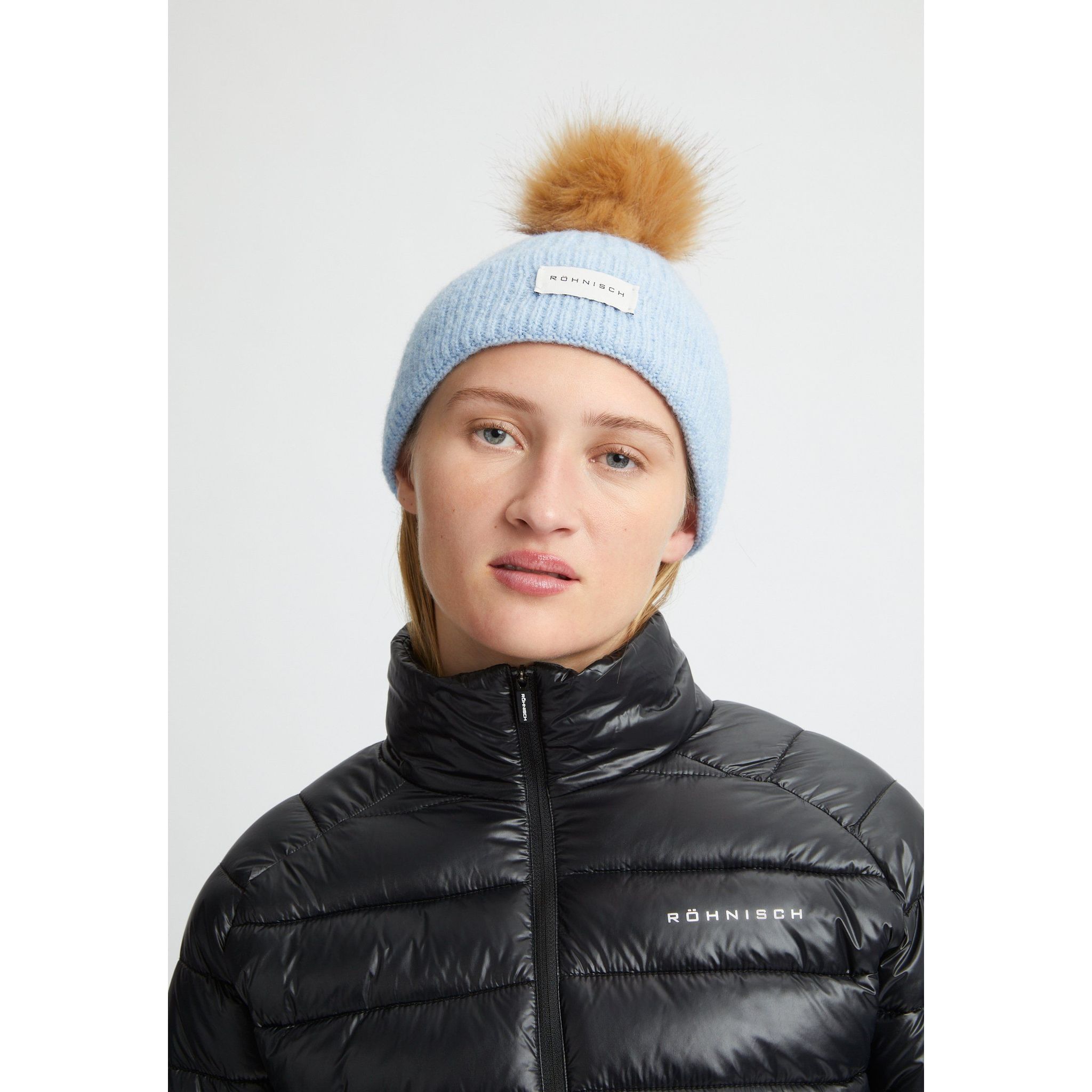 Bonnet Röhnisch Pom Rib Femme