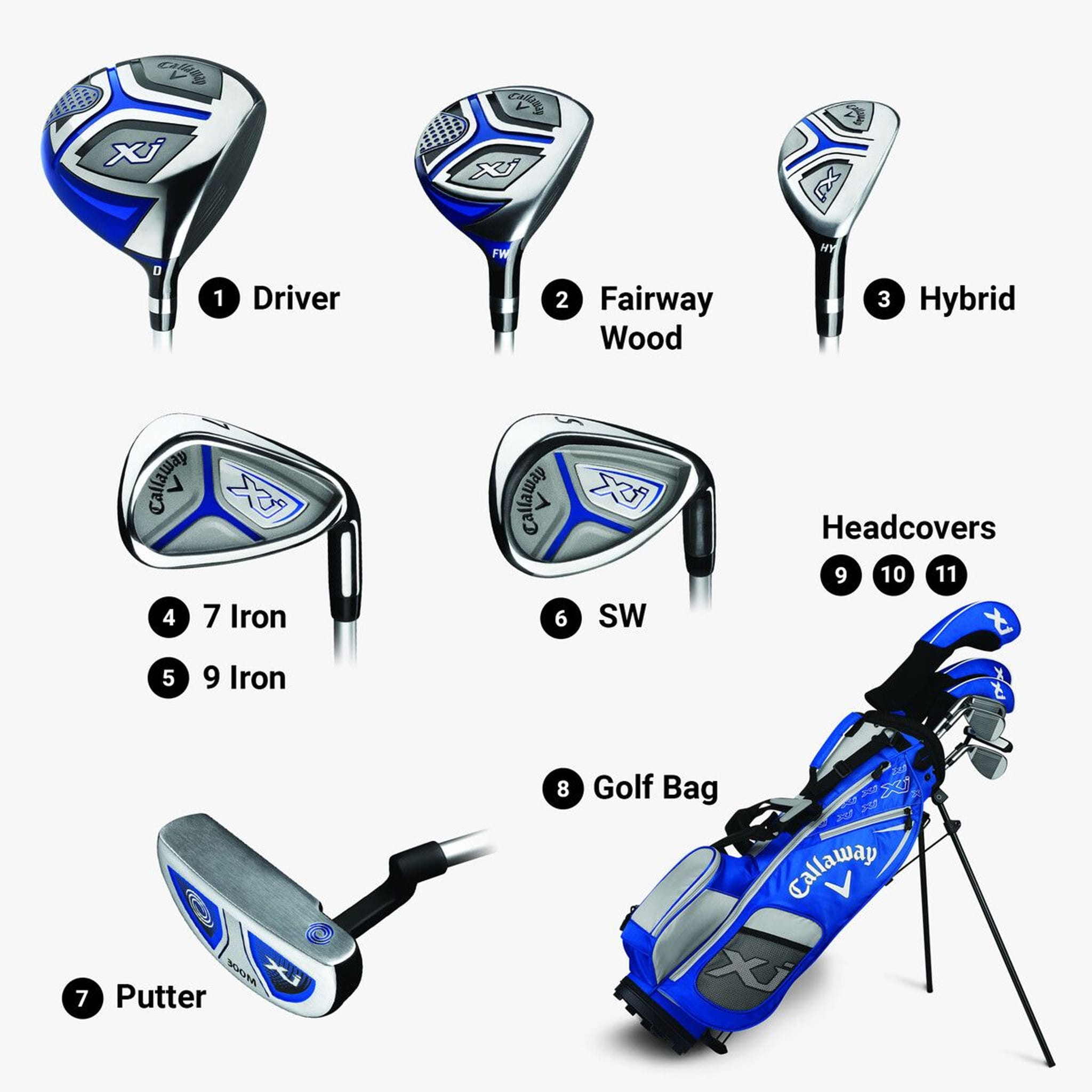 Ensemble complet Callaway XJ pour hommes