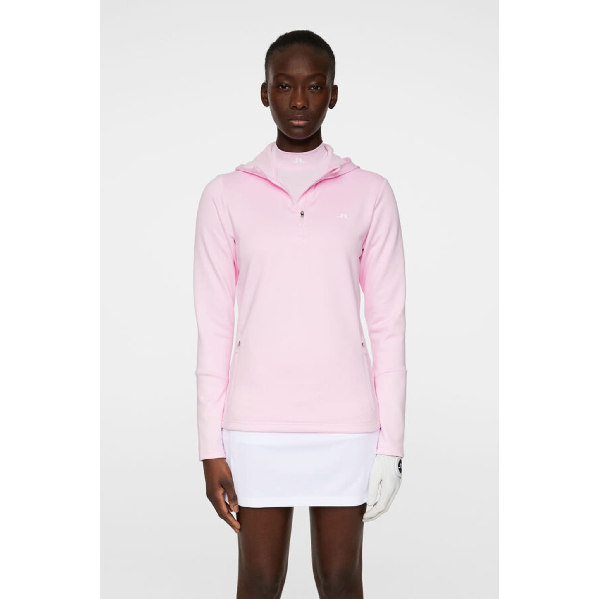 J. Lindeberg W Aerial Quarter Zip Hood Femme