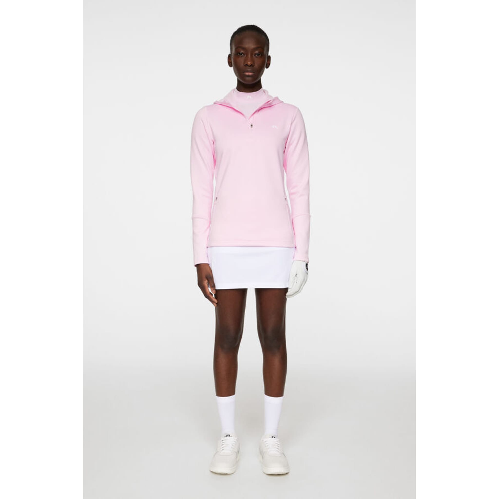 J. Lindeberg W Aerial Quarter Zip Hood Femme