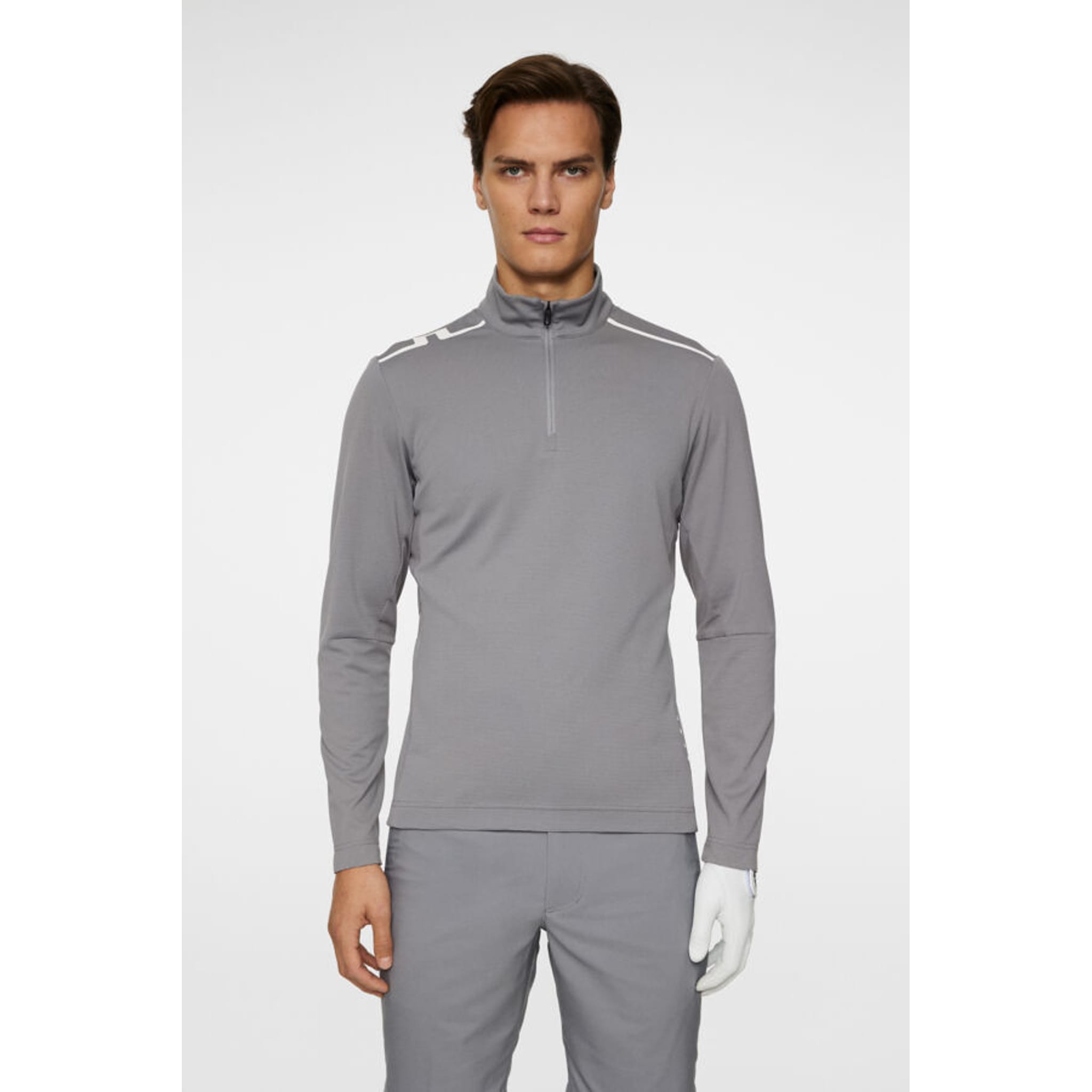 J. Lindeberg Leon Quarter Zip Couche intermédiaire Hommes