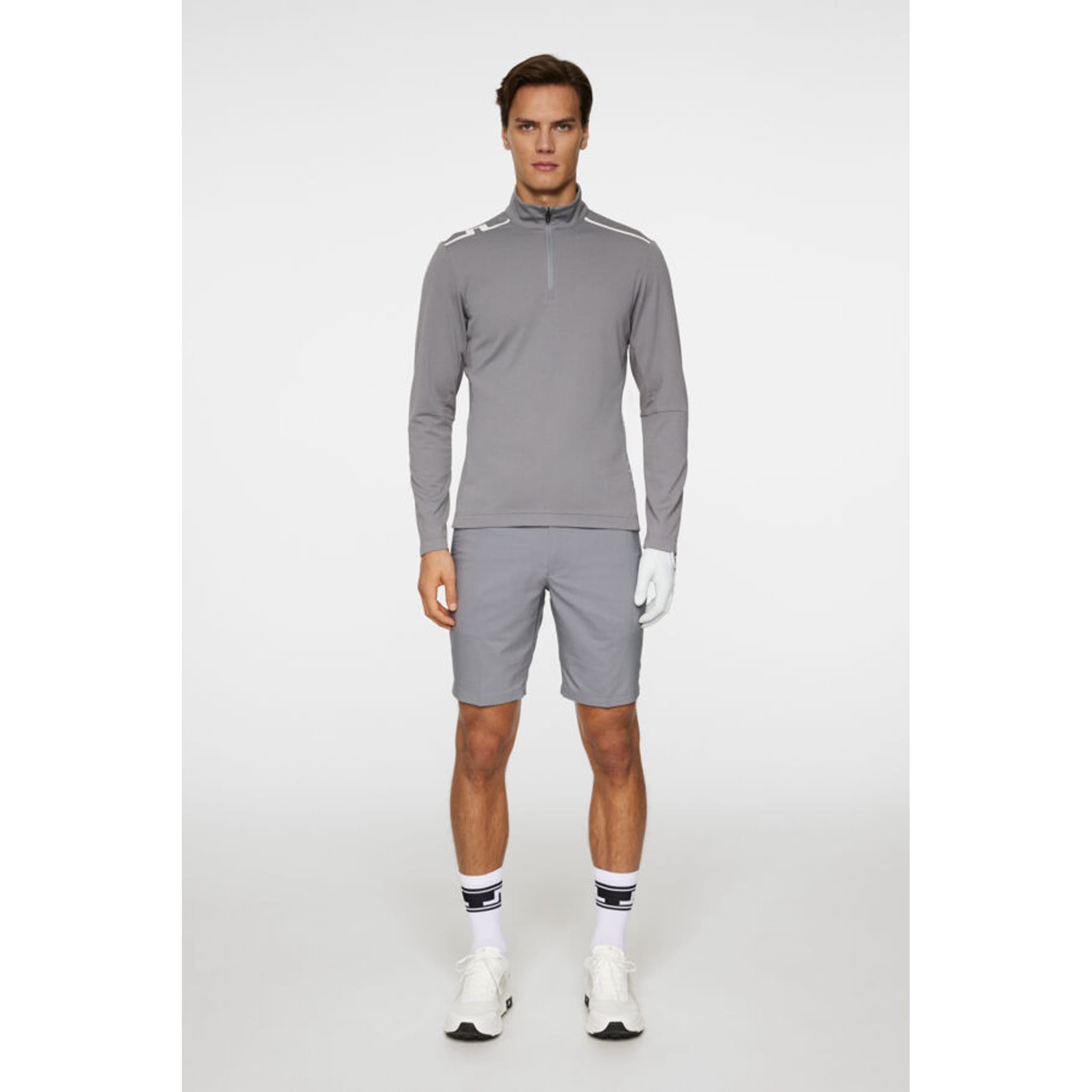 J. Lindeberg Leon Quarter Zip Couche intermédiaire Hommes