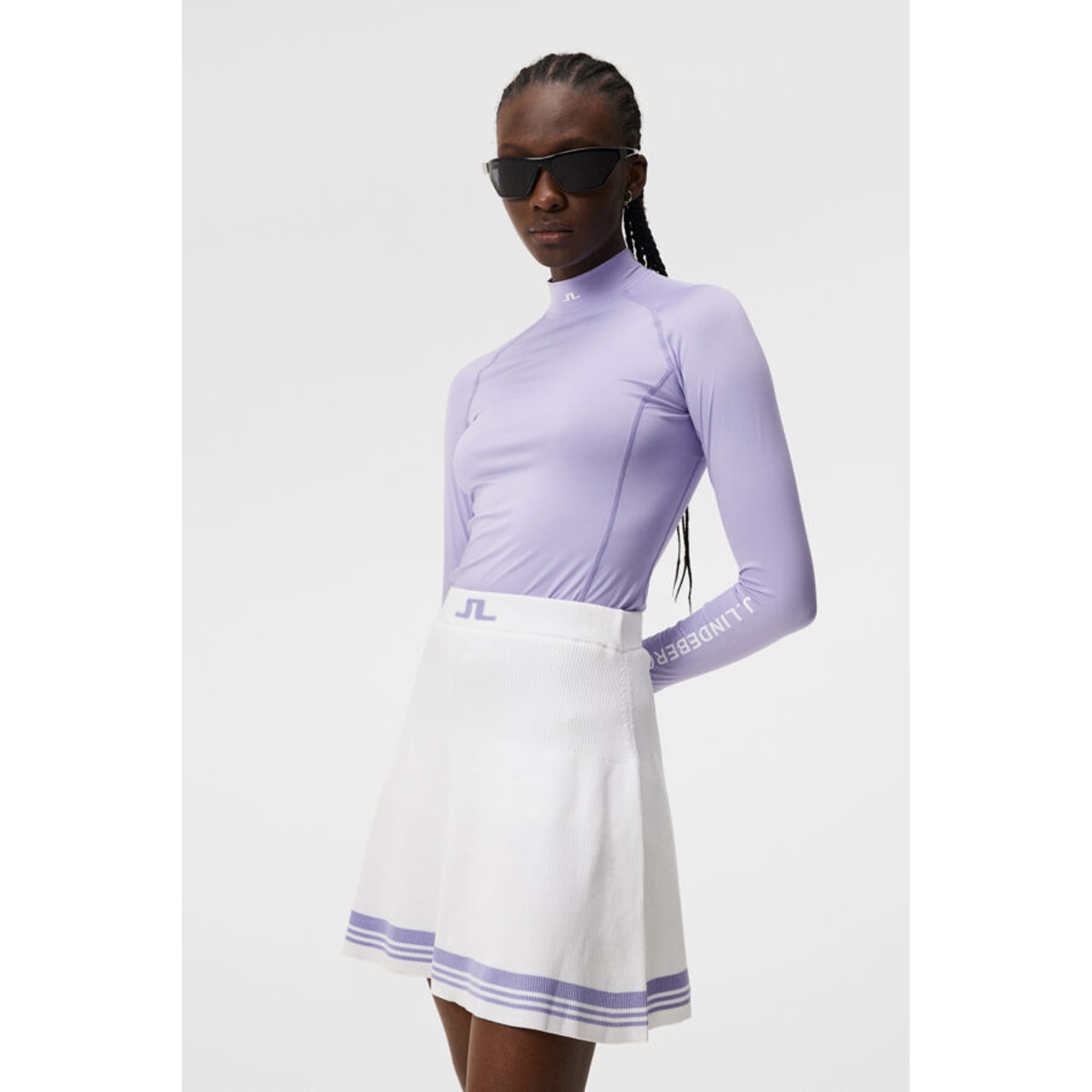 J. Lindeberg Asa Soft Compression Top Femme Sweet Lavender Femme