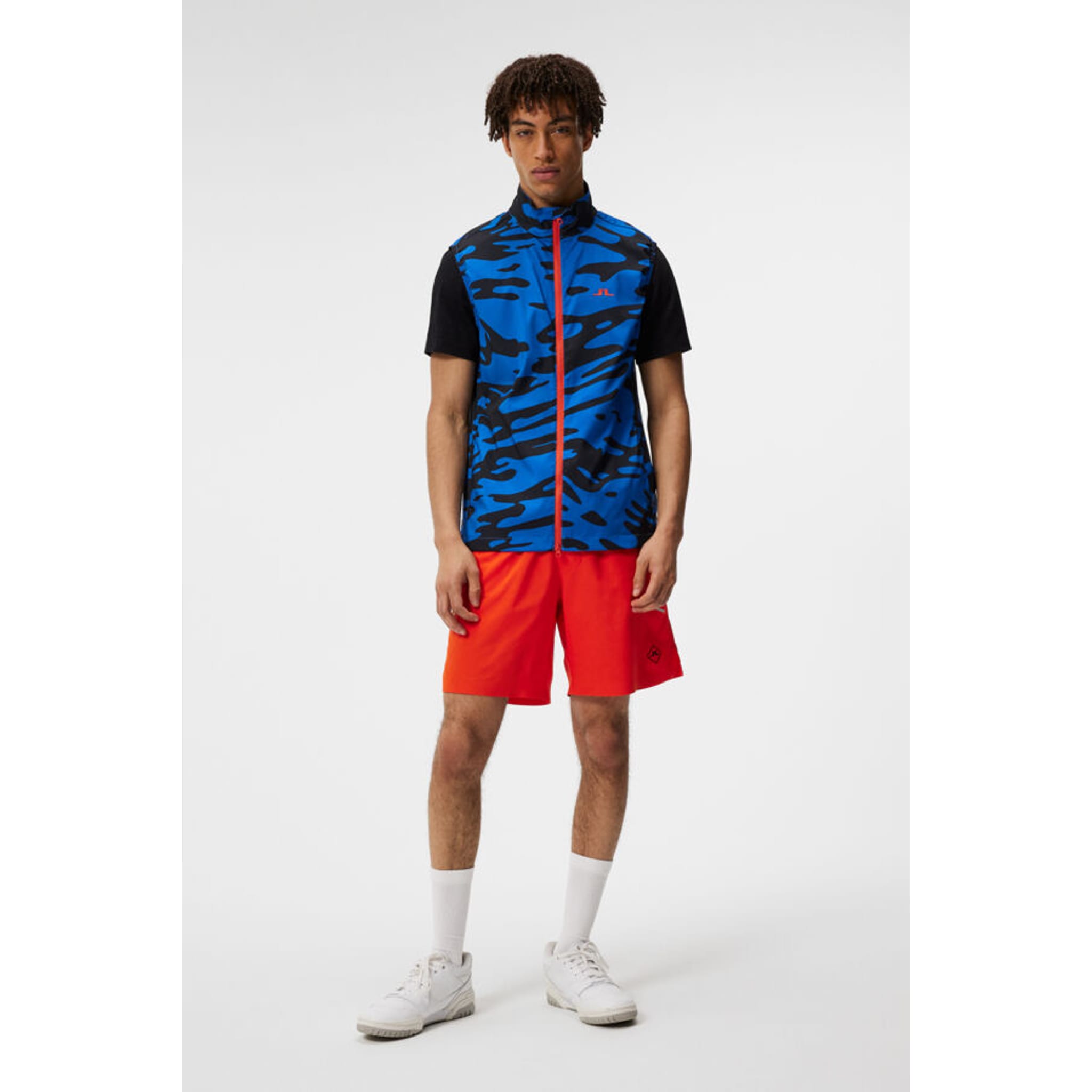 Gilet léger pliable imprimé Ash de J. Lindeberg pour homme