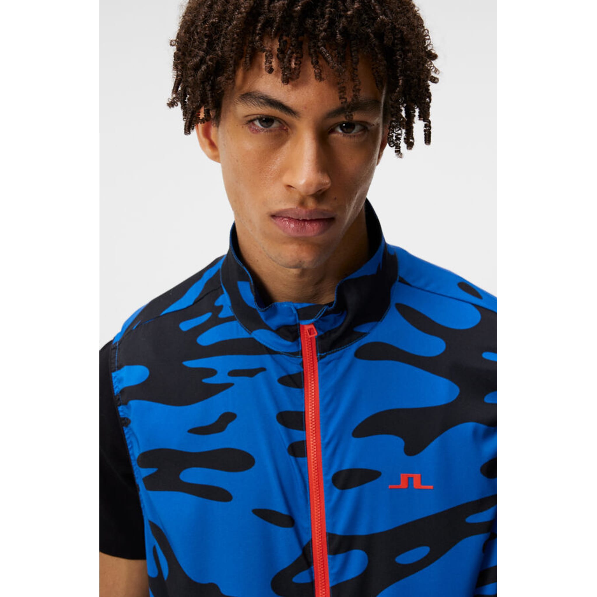 Gilet léger pliable imprimé Ash de J. Lindeberg pour homme