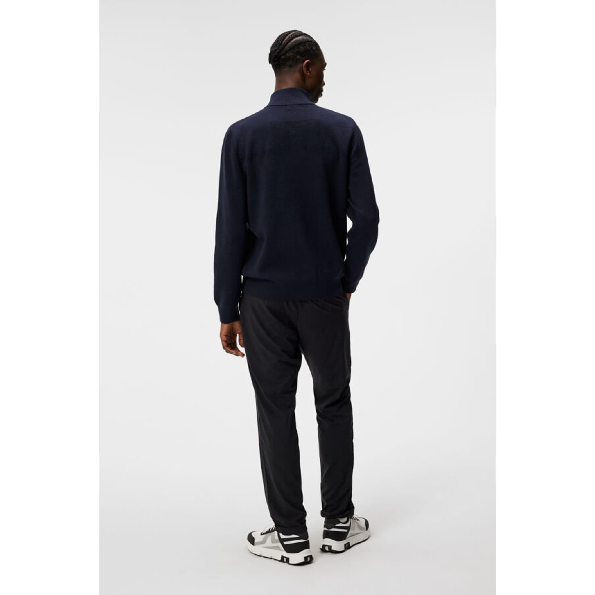 J. Lindeberg Bridge Pull hybride tricoté pour hommes