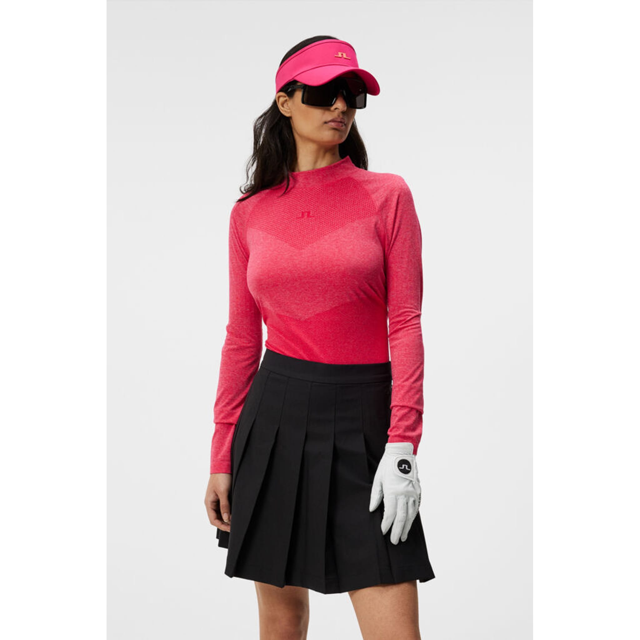 J. Lindeberg Camilla Top Femme Rose Red Melange Femme