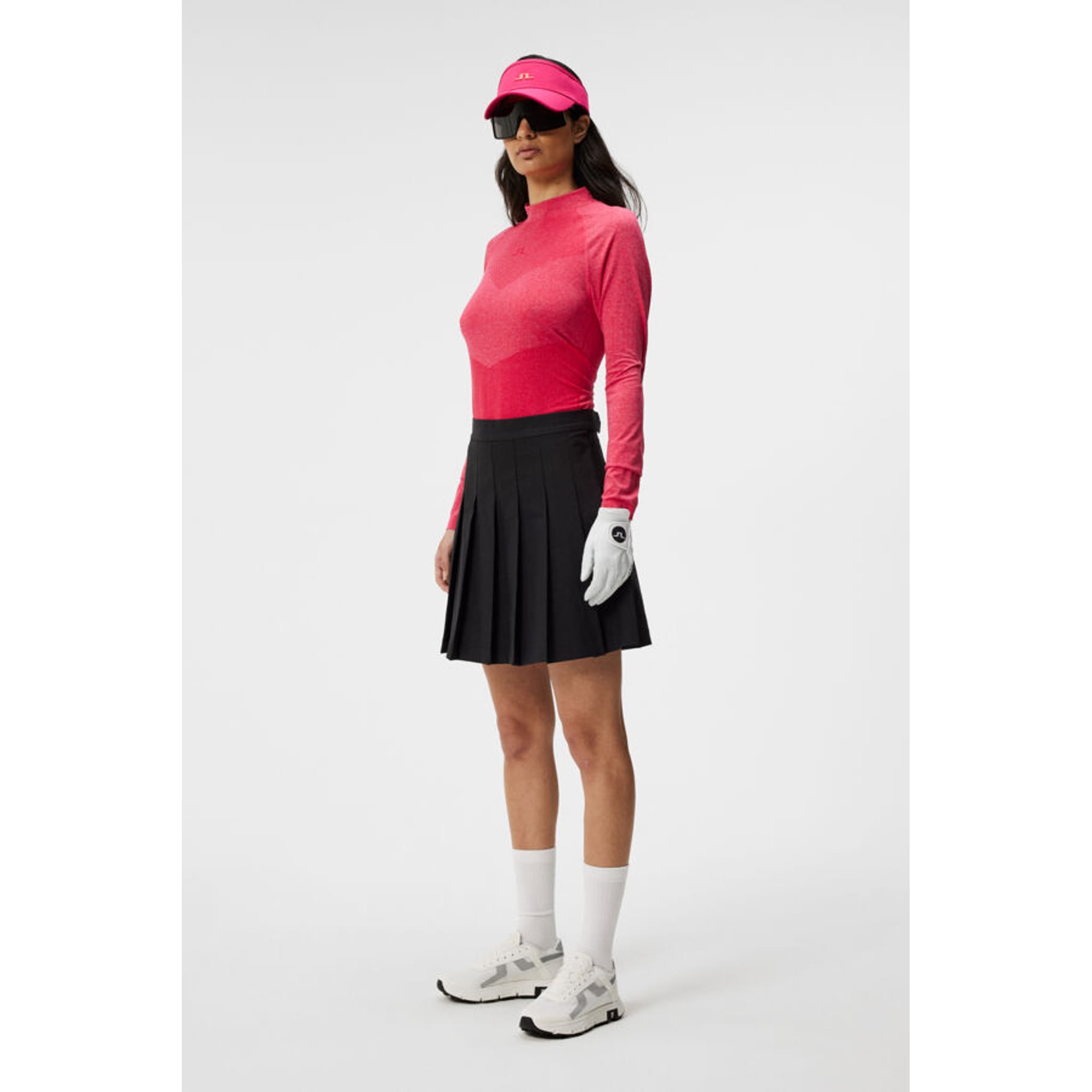 J. Lindeberg Camilla Top Femme Rose Red Melange Femme